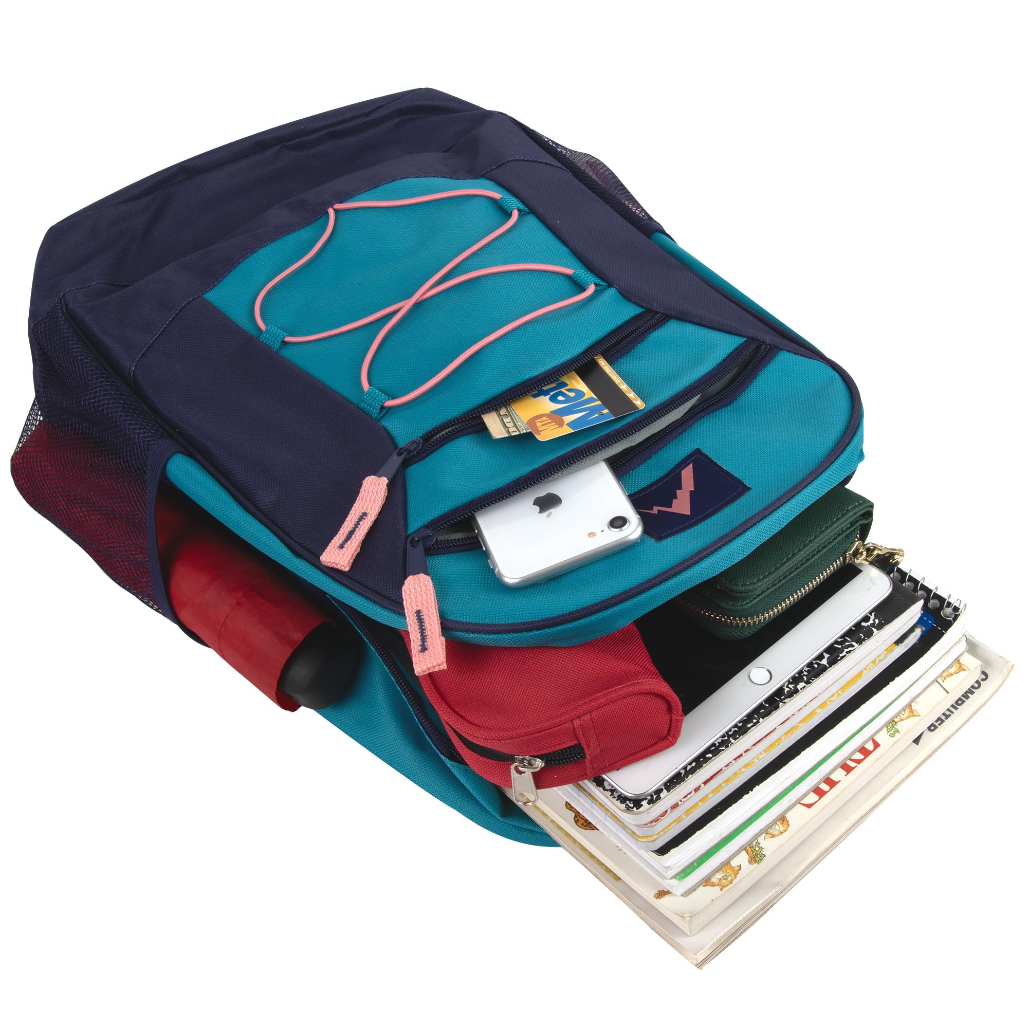 24 Pack Trail Maker 18 Inch Bulk Backpacks with School Supplies - Durable Backpacks for Boys & Girls - Perfect for School, Travel, Camping & Outdoor Adventures