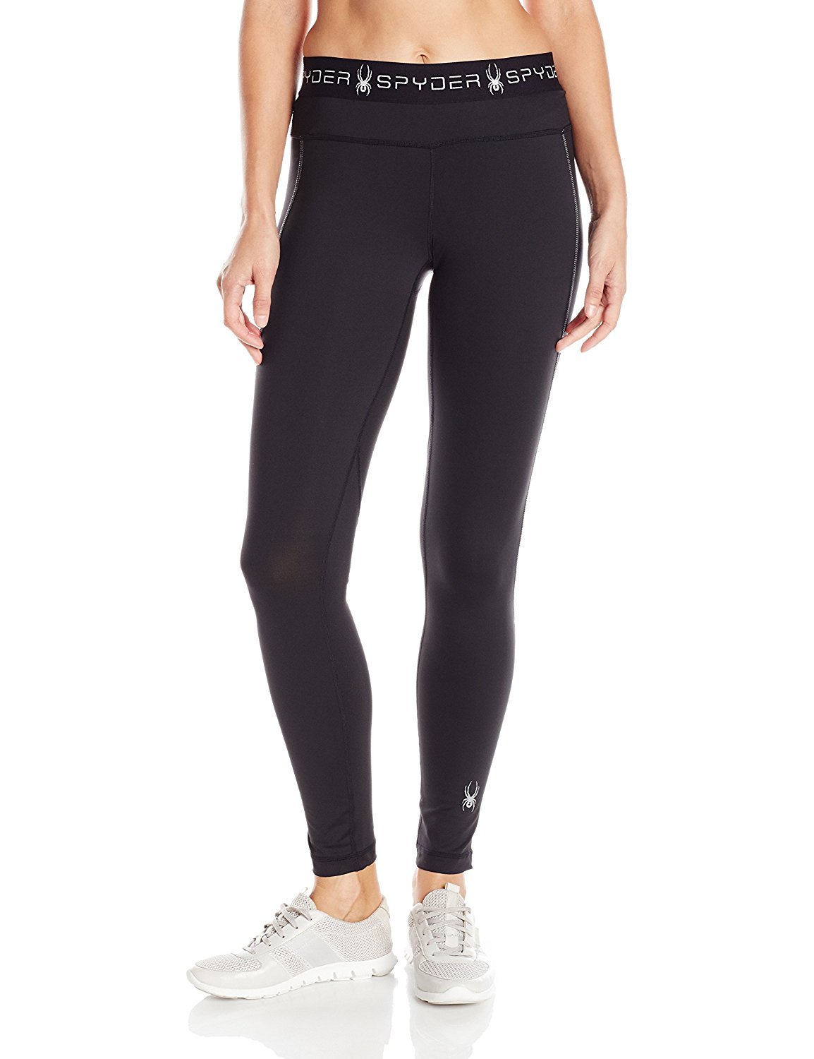 Spyder Women's Spy-Dher Performance Tights - High Waisted Yoga Pants for Running, Workout & Gym - Moisture Wicking & Stretchy Activewear (Perfect for Yoga, Pilates & Lounge Wear)