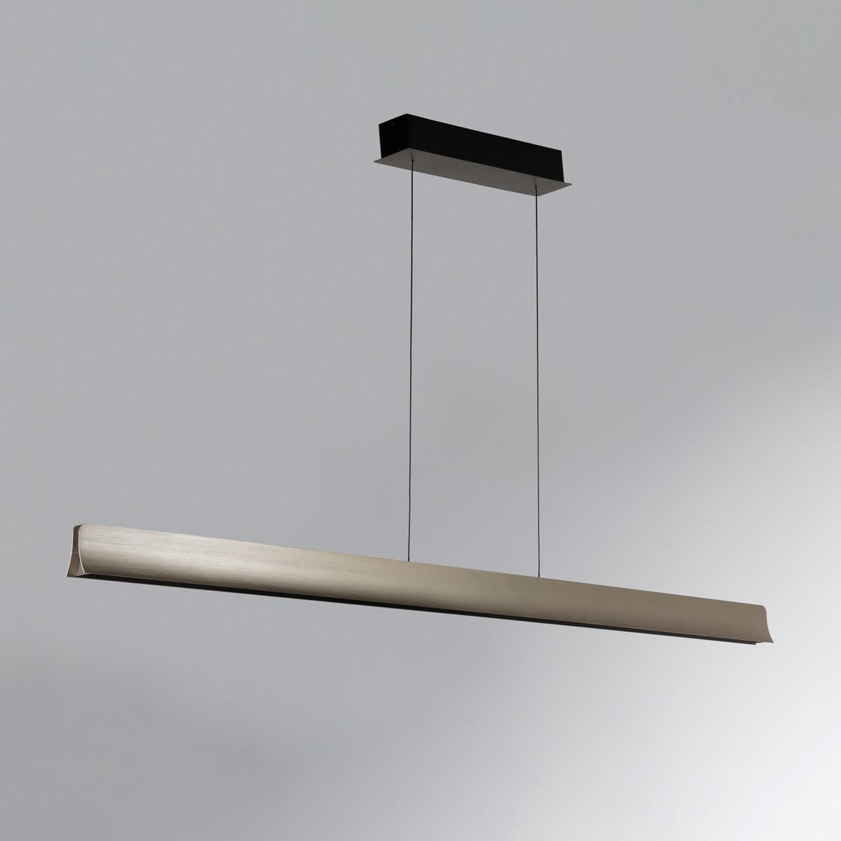 RENZ Modern Linear Pendant Light - Sleek Minimalist Ceiling Lighting Fixture for Dining Room, Kitchen Island & Living Room Decor