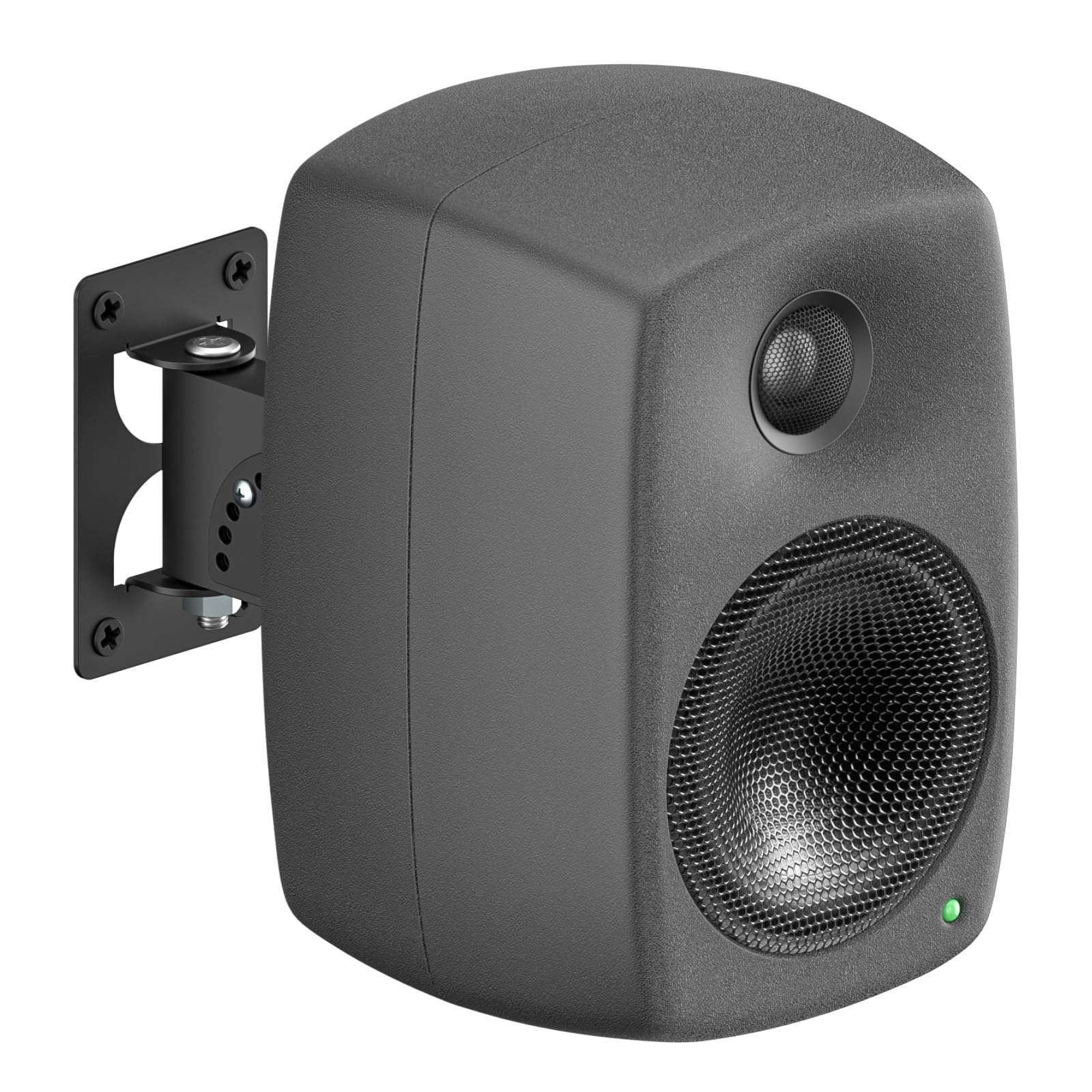 Genelec Speaker Wall Mount Bracket - Adjustable Tilt & Swivel Metal Shelf for G1 G2 G3 8010 8020 8030 8320 Speakers | Space-Saving Hardware Kit Included | Perfect for Home Studios, Gaming Setups & Professional Audio Installations