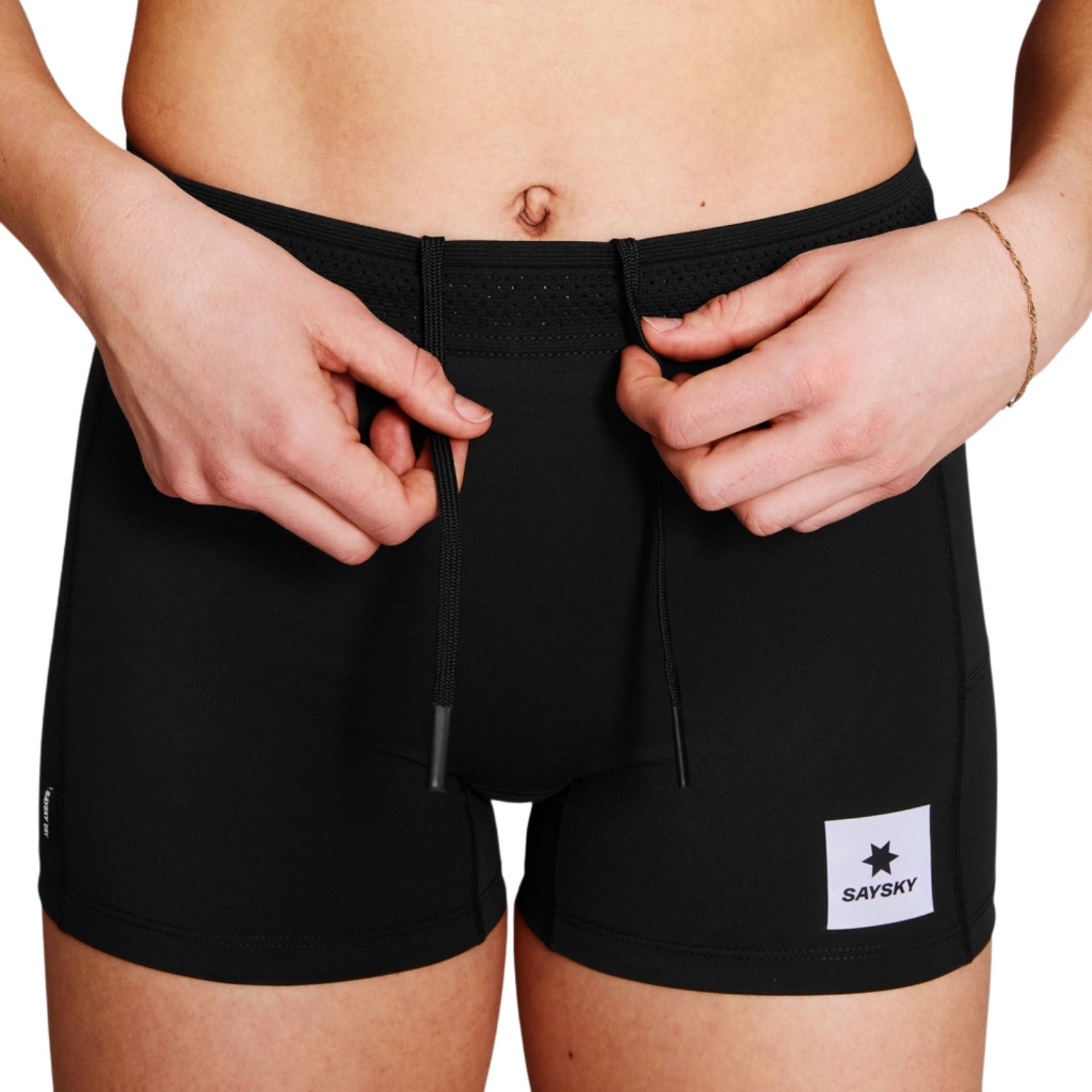 Saysky Flow+ Race 4 Women's Running Short Tights - High Performance Compression Leggings for Marathon, Gym & Workout - Ideal for Jogging, Yoga & Fitness Training