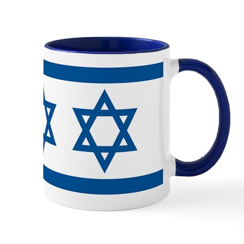 White/Navy Inside - Israel Flag Mug