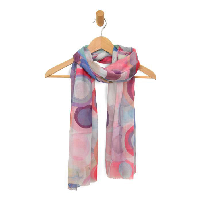 Elegant Pink Modern Circle Scarf - Soft & Stylish Winter Accessory for Women - Perfect for Cold Weather, Office, and Casual Outfits