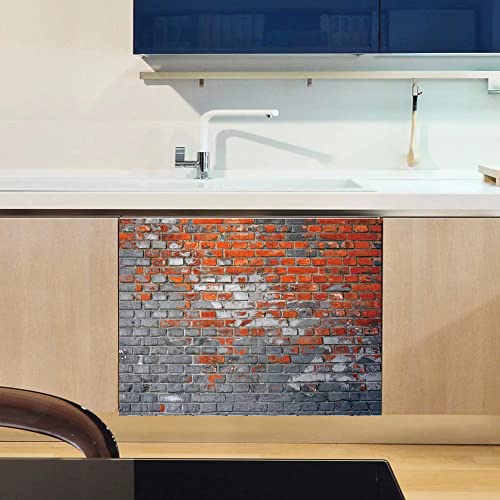 Brick Wall Red