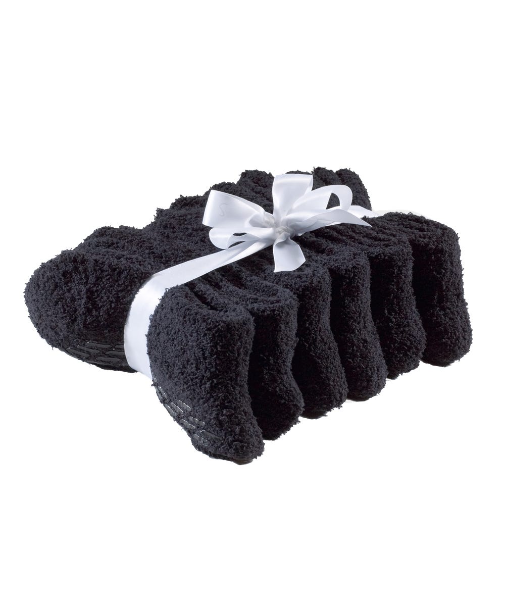 Non-Slip Hospital Slipper Socks for Men & Women - 6 Pack Comfort Grip Socks with Anti-Skid Sole - Perfect for Patients, Nurses, Elderly Care and Home Use