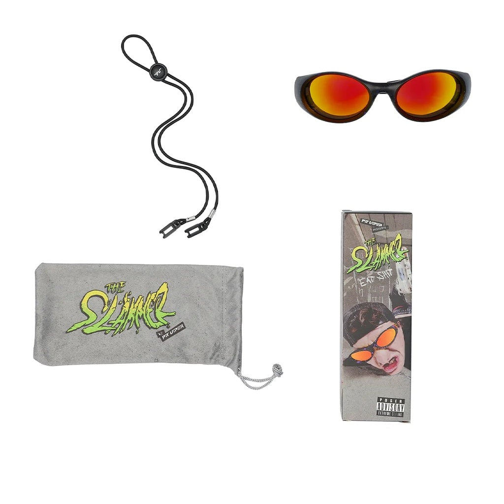 Pit Viper The Slammer Combustion Sunglasses - Polarized Sports & Outdoor Sunglasses for Running, Cycling, Hiking - UV Protection, Lightweight & Durable Frame