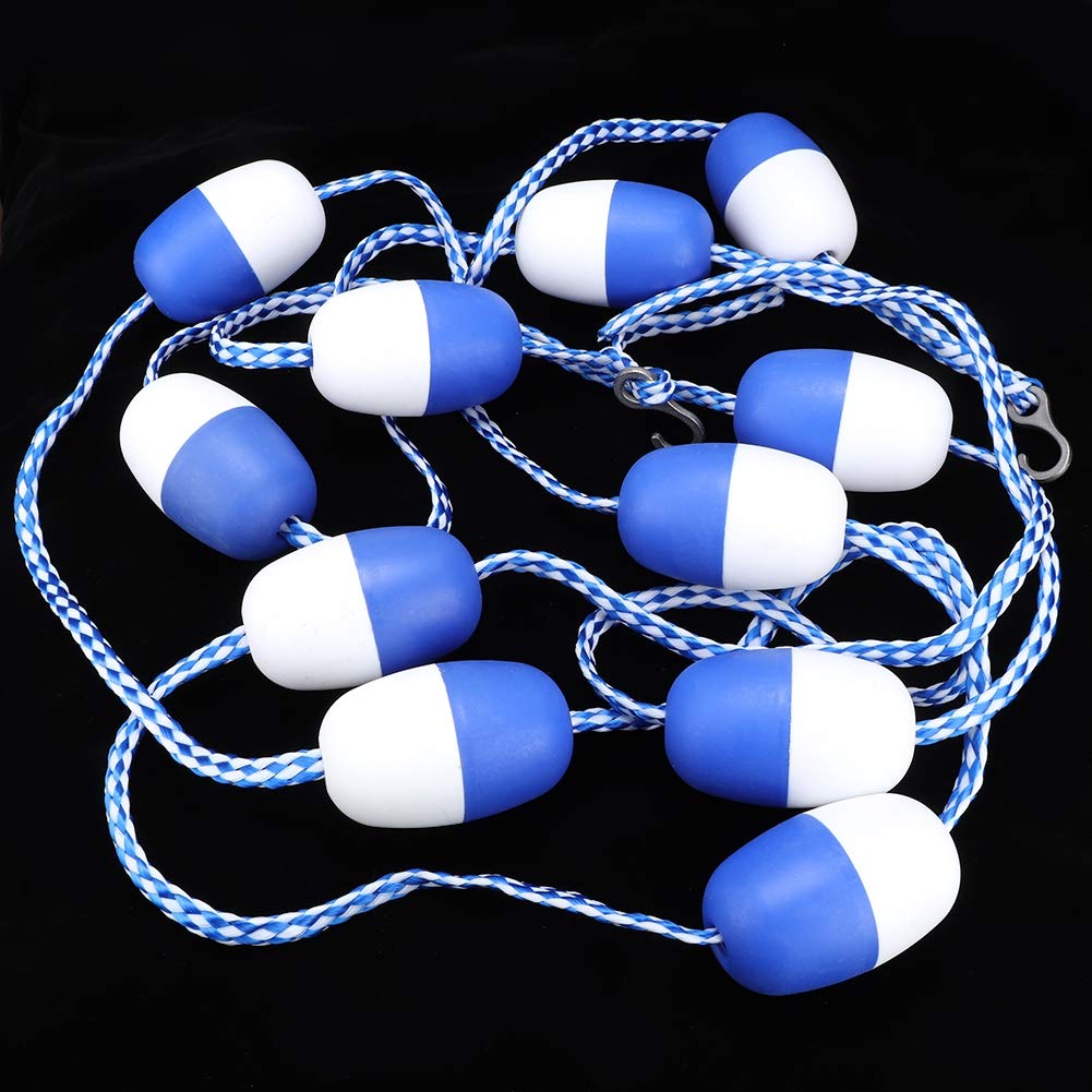 Pool Lane Line - 5m Floating Safety Rope with 11 Buoy Balls for Swimming Pool, Gym & Home Use | Durable Swim Lane Divider for Recreation, Competition & Water Safety