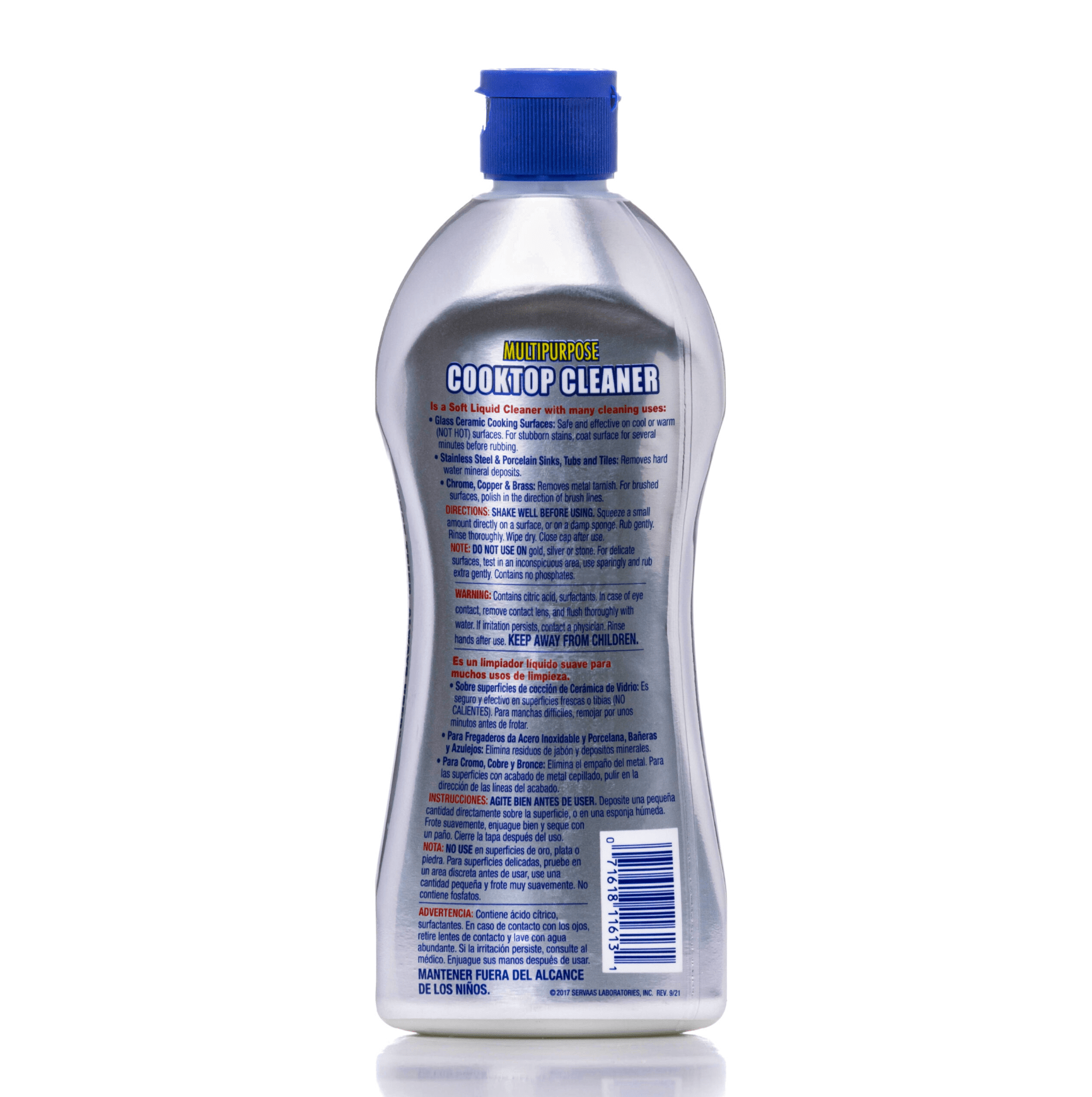 Bar Keepers Friend Cooktop Cleaner 13oz - Stain Remover for Glass, Ceramic & Induction Stovetops - Perfect for Kitchen Cleaning & Maintenance