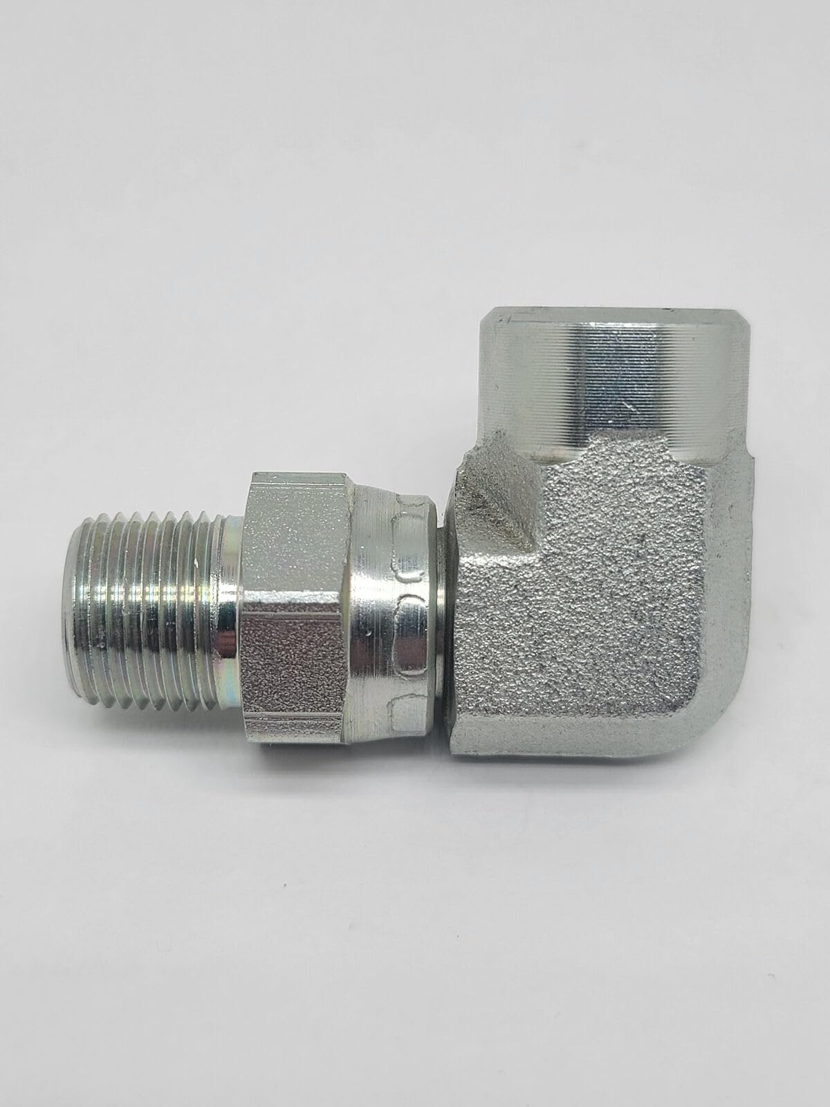 AF 5702-06-06-3/8 Male to Female Pipe Swivel Connector (.675''-18 Threads) - Hydraulic Fittings for Industrial, Agricultural & Plumbing Applications