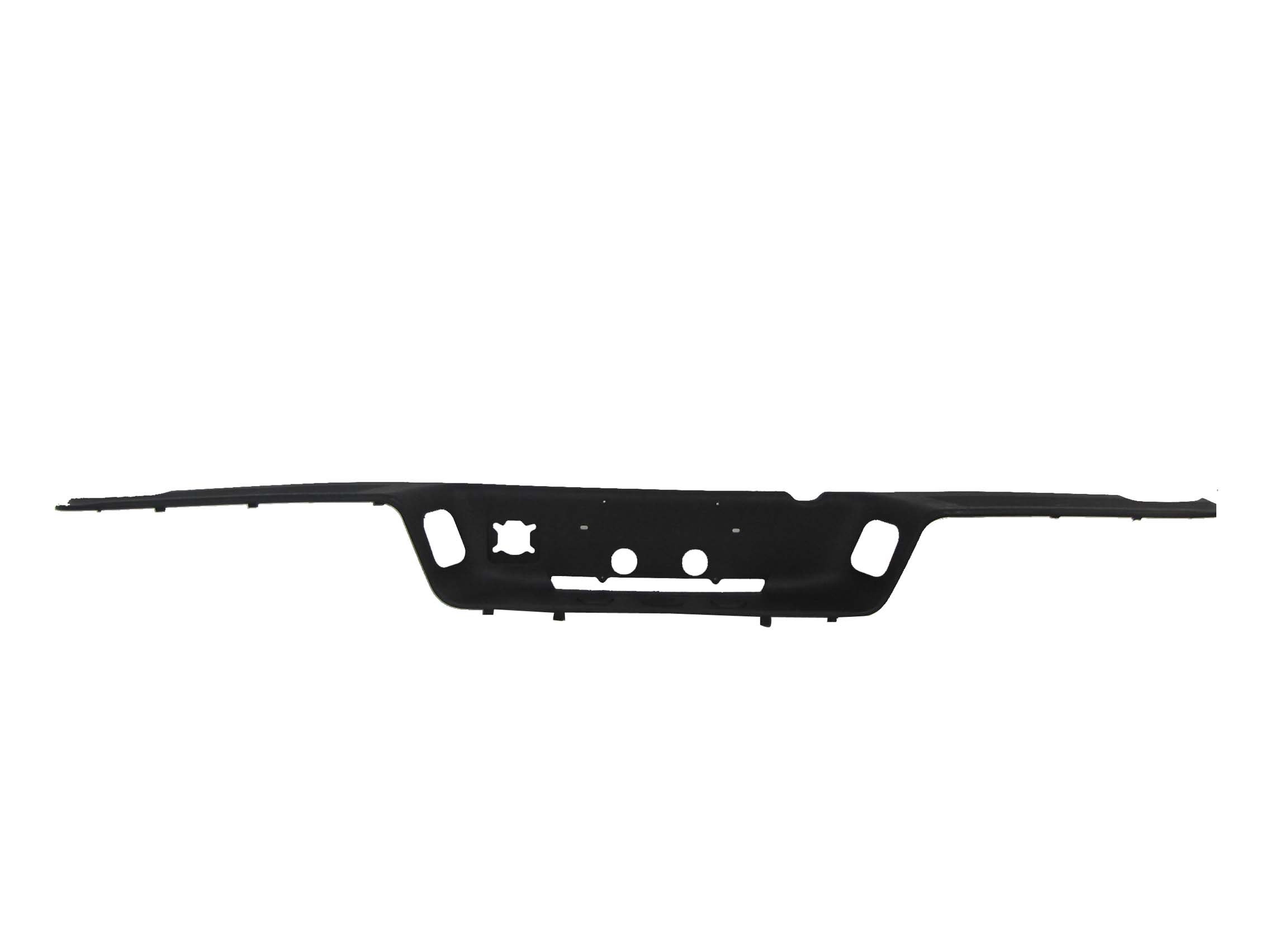 Black Painted Rear Bumper Face Bar Top Pad Compatible with 2002-2008 Ram 1500/2500/3500 Pickup Trucks - Perfect for Replacement & Off-Road Protection - Part Numbers CH1102352 & CH1191110