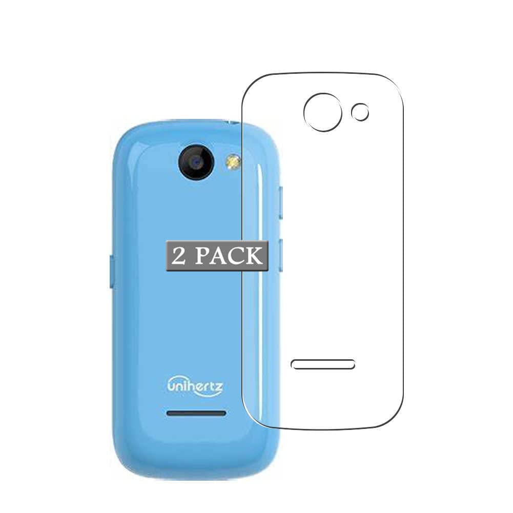 2-Pack Unihertz Jelly/Jelly Pro Back Protector Film - TPU Guard Cover Skin Sticker for Scratch Protection (Not Front Tempered Glass) - Perfect for Everyday Use, Travel & Outdoor Activities