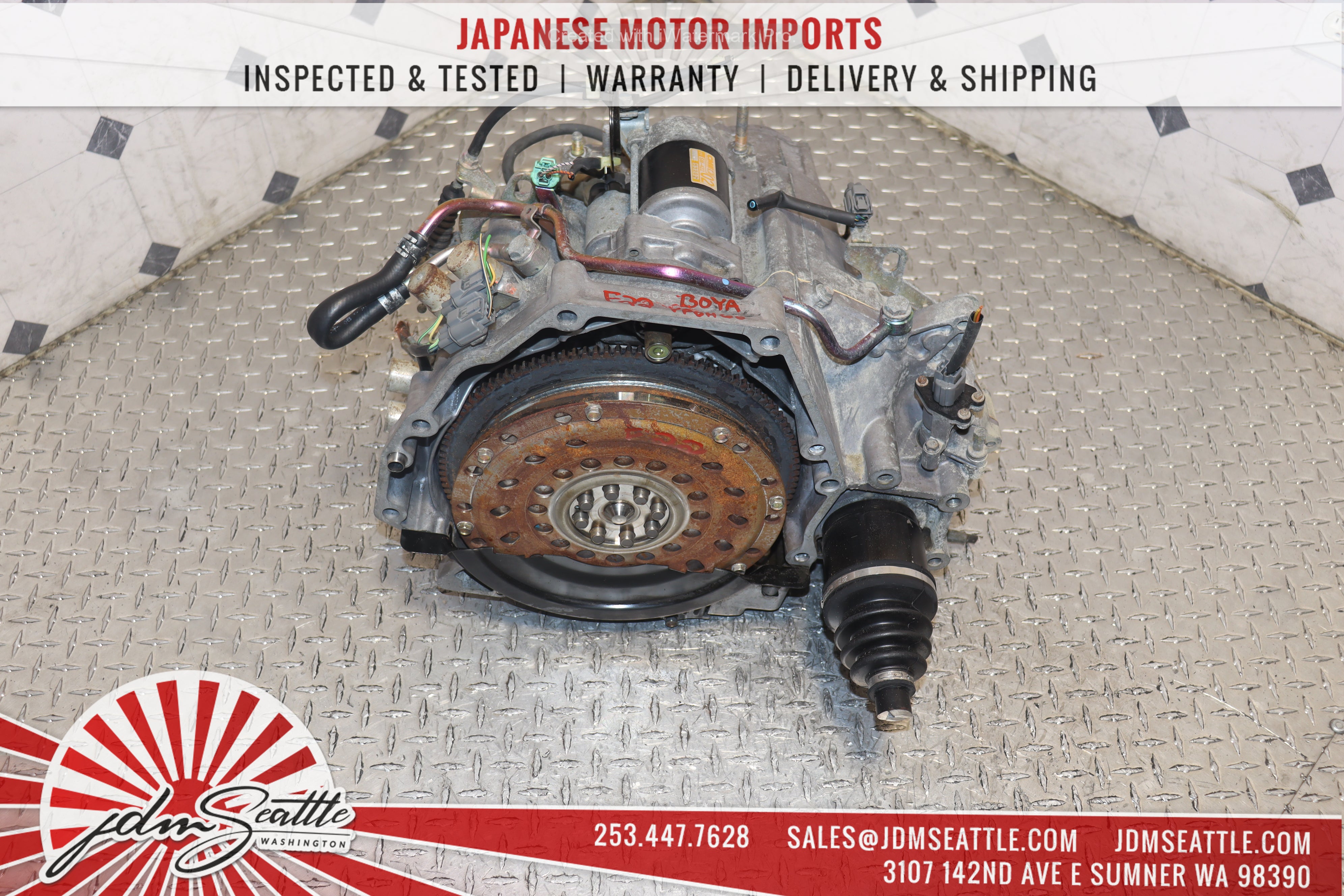 1994-1997 Honda Accord 2.2L SOHC Non-VTEC Automatic Transmission JDM F22B Engine - Perfect Replacement for Accord LX, EX Models | Great for Engine Swaps & Performance Upgrades