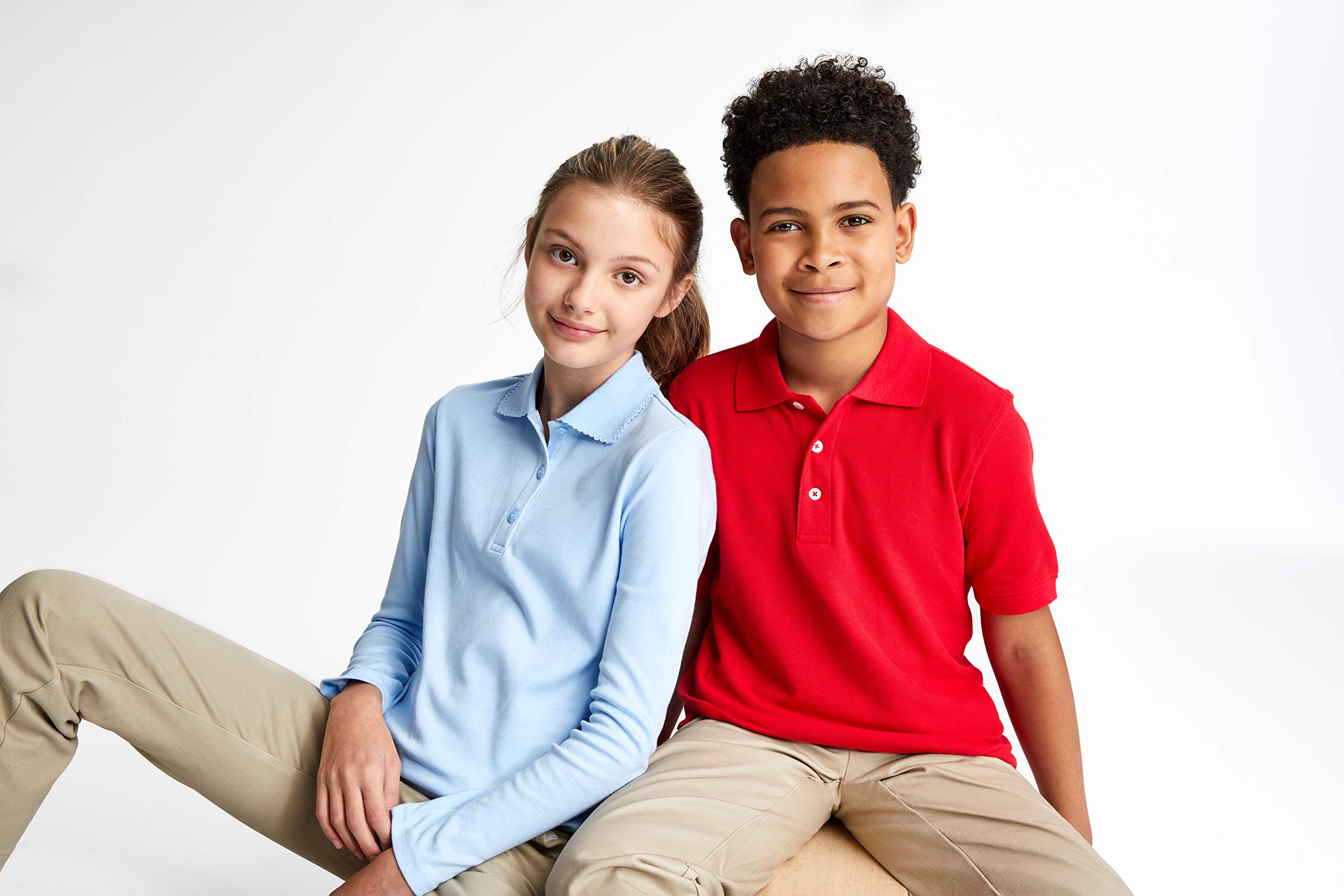 French Toast Boys Short Sleeve Pique Polo Shirt - School Uniform (Standard & Husky Sizes) - Perfect for School, Summer Camp & Casual Wear