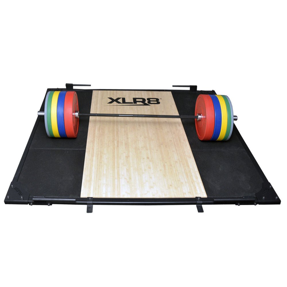 XLR8 Premium Weight Lifting Platform - Heavy Duty Gym Flooring for CrossFit, Powerlifting & Home Workouts | Perfect for Home Gyms, Garage Gyms & Commercial Fitness Centers
