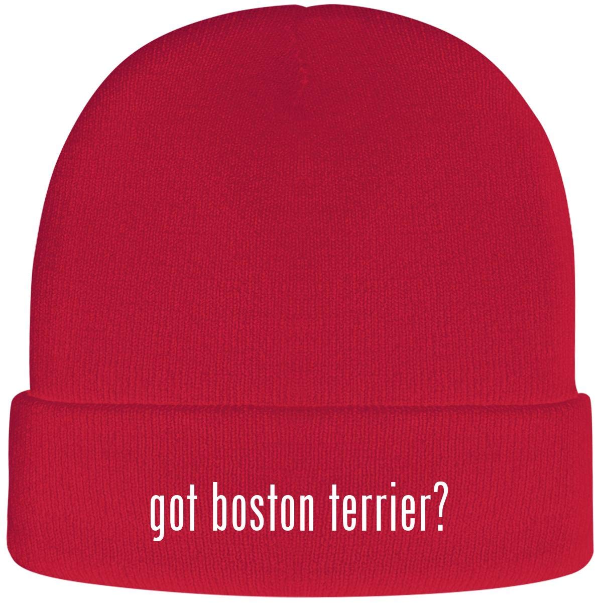 Boston Terrier Knit Beanie - Soft & Warm Adult Dog Hat for Winter Outdoors & Indoor Comfort