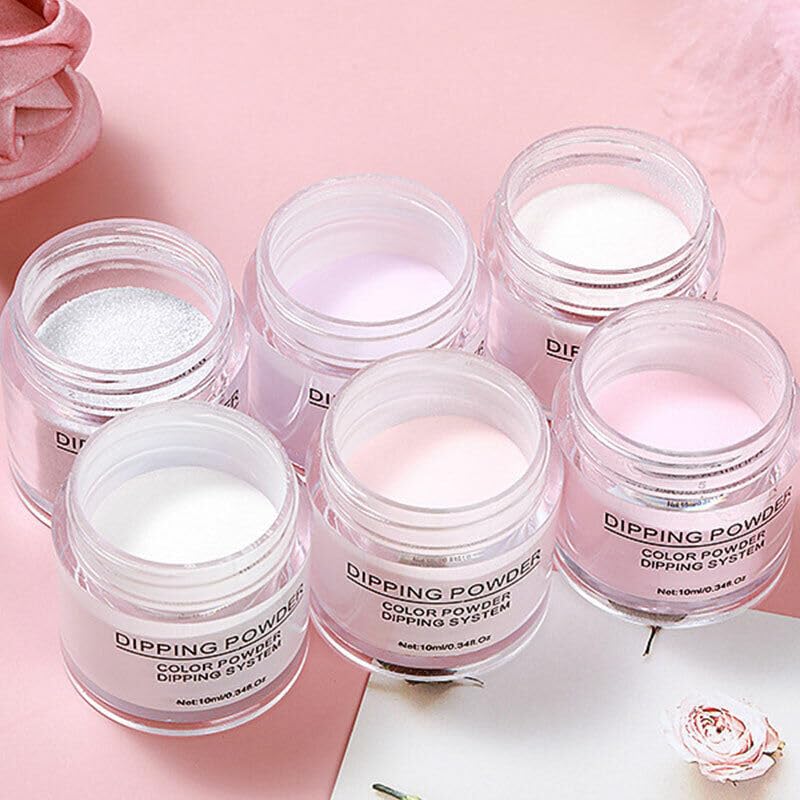 NAILWIND 10ML Acrylic Dipping Powder for French Nail Art - No UV Lamp Needed, Salon & Home Manicure Kit, Perfect Gift for Women (White) - Ideal for DIY Nails, Professional Salon Use & Special Occasions