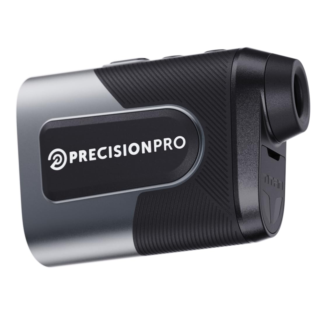 Precision Pro Titan Slope Golf Rangefinder with Slope Switch - 900+ Yard Laser Range Finder, 6X Magnification, Flag Lock & Pulse Vibration - Waterproof, Cart Magnet - Perfect for Golf Tournaments, Practice & Course Play