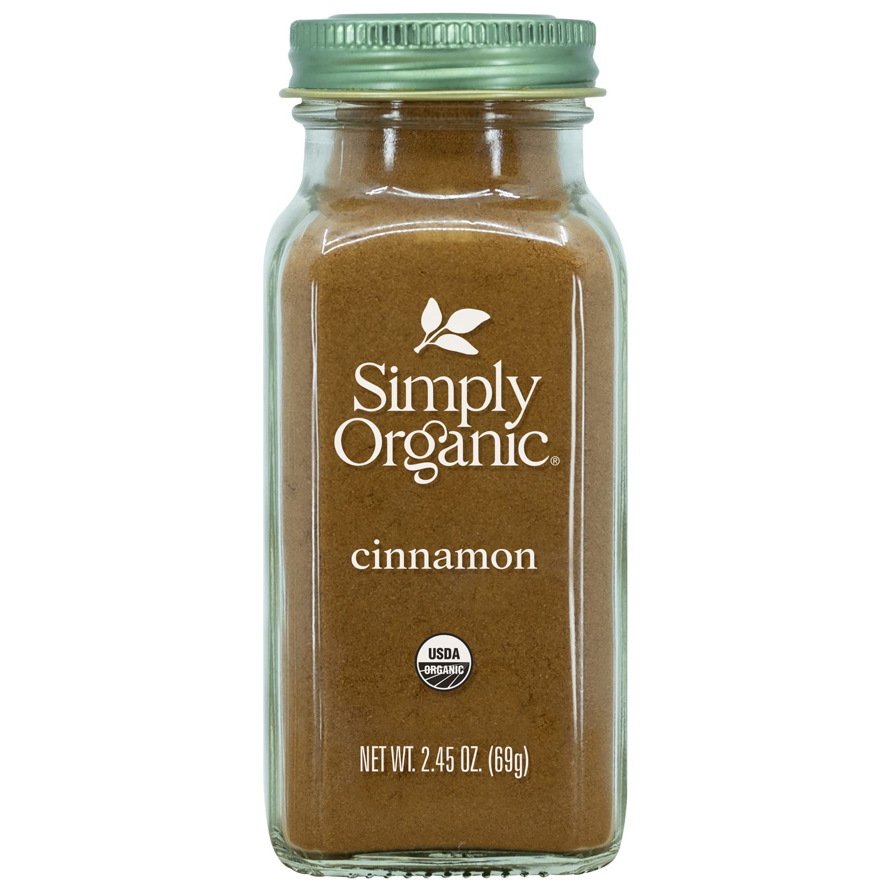 Organic Ground Cinnamon Powder, 2.45 oz (Pack of 6) | USDA Certified | Cinnamomum Loureirii Nees | Perfect for Baking, Coffee & Desserts