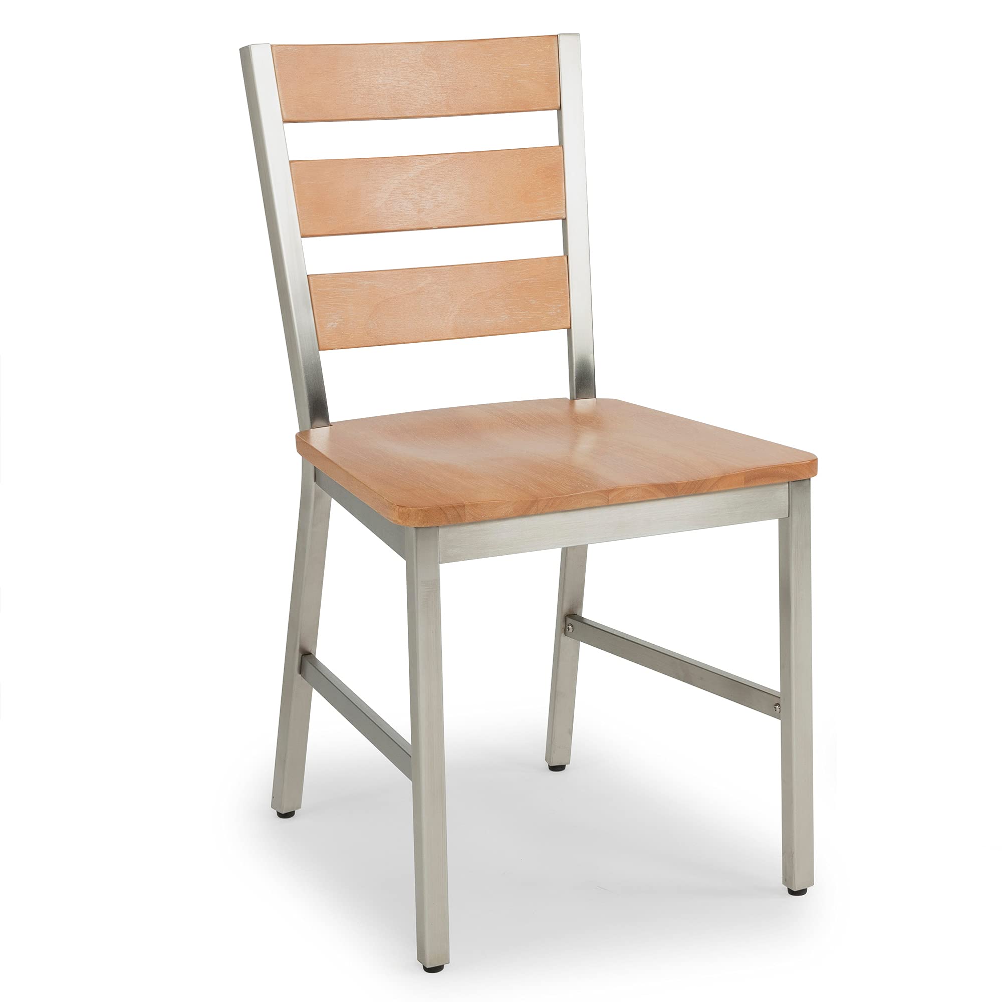 Homestyles Brown Dining Chairs Set of 2 - Modern Wooden Kitchen Chairs for Dining Room, Kitchen, Breakfast Nook & Home Decor