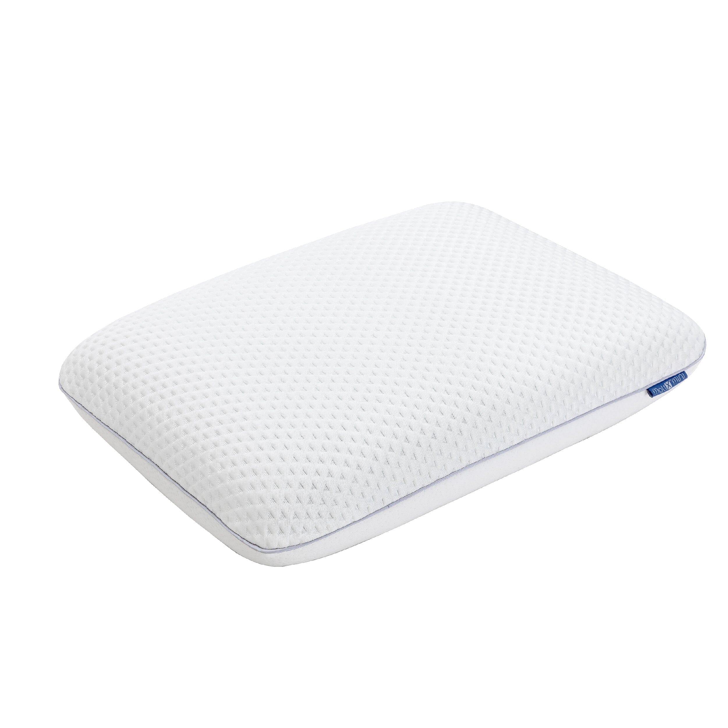 MattX™ Mini Coil Pillow - Ultra Soft Travel Neck Support Pillow for Airplane, Car & Office Use - Ergonomic Memory Foam Neck Pillow for Side Sleepers & Back Pain Relief