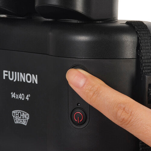 Fujinon 14x40 TSX1440 Techno Stabi Image Stabilized Binoculars - High Power Zoom Binoculars with Advanced Stabilization for Bird Watching, Hunting, and Outdoor Adventures (Black)