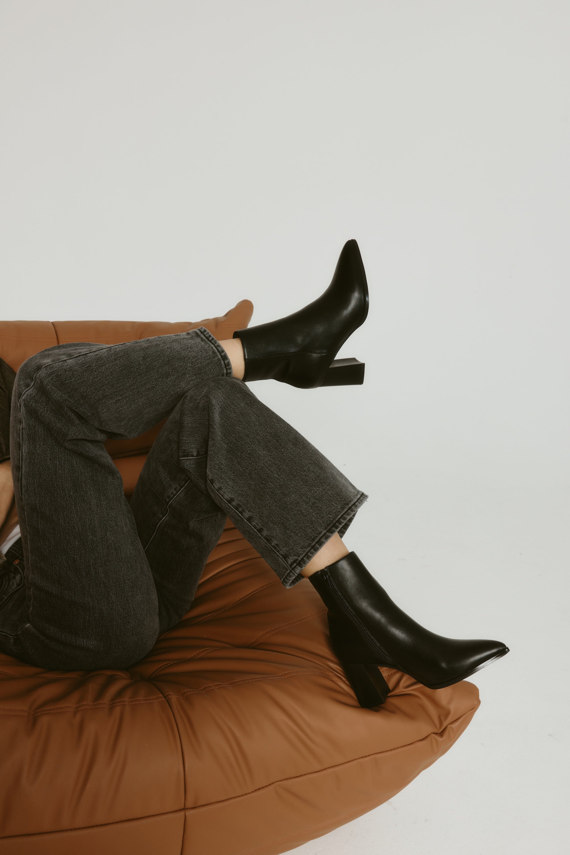 Maxine Women's Black Ankle Boots - Stylish & Comfortable for Fall & Winter Fashion | Perfect for Office, Casual Outfits & Date Nights