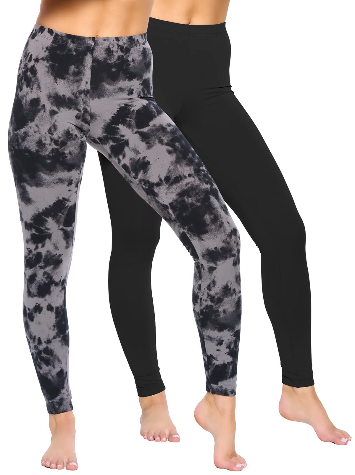 Felina Velvety Super Soft Lightweight Women's Leggings - High Waisted Yoga Pants for Workout, Running & Lounge Wear - Stretchy Comfortable Athletic Tights for Gym, Travel & Everyday Use