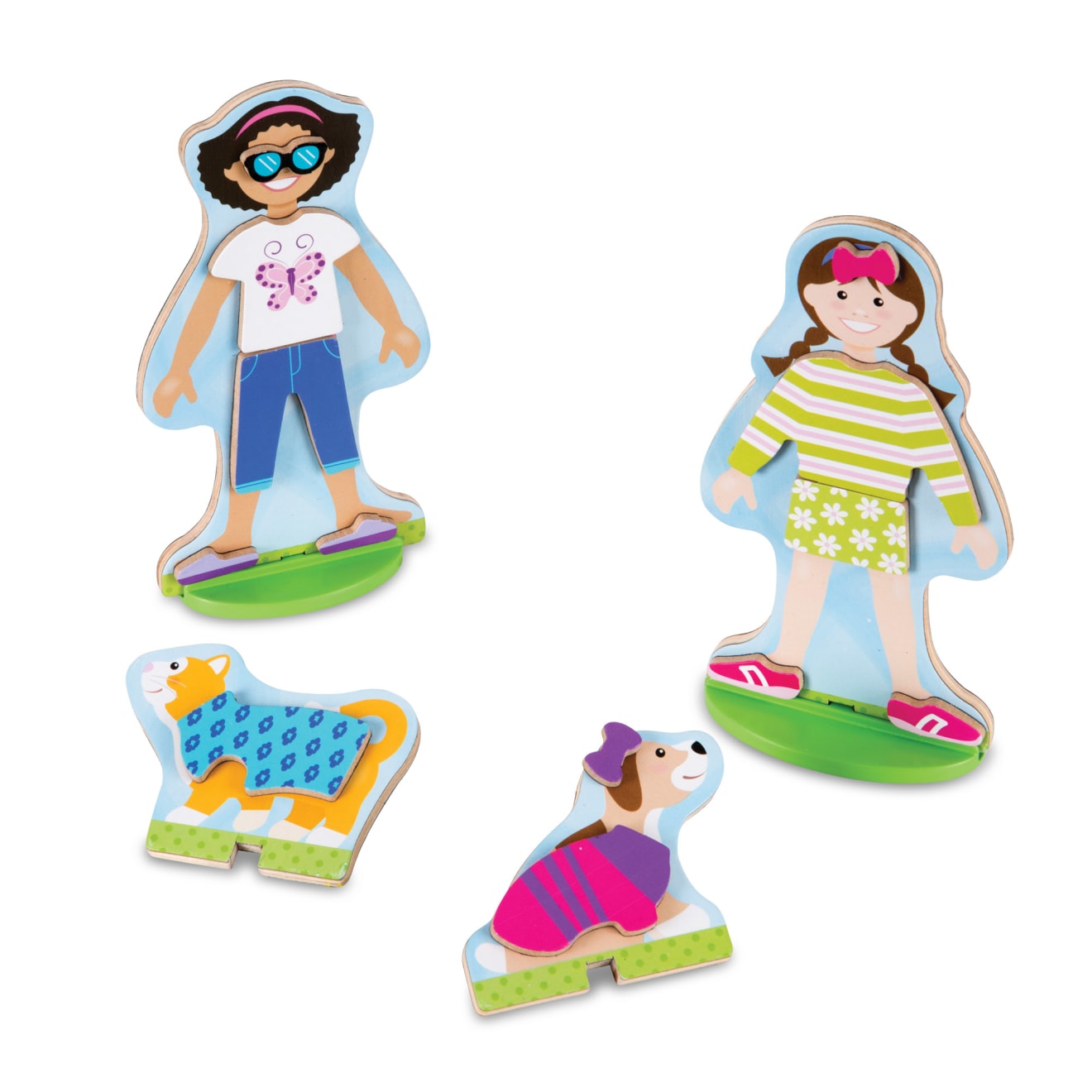 Best Friends Magnetic Dress Up Play Set - Fun and Interactive Pretend Play Toy for Kids - Perfect for Birthday Gifts, Playdates, and Creative Role-Playing Activities