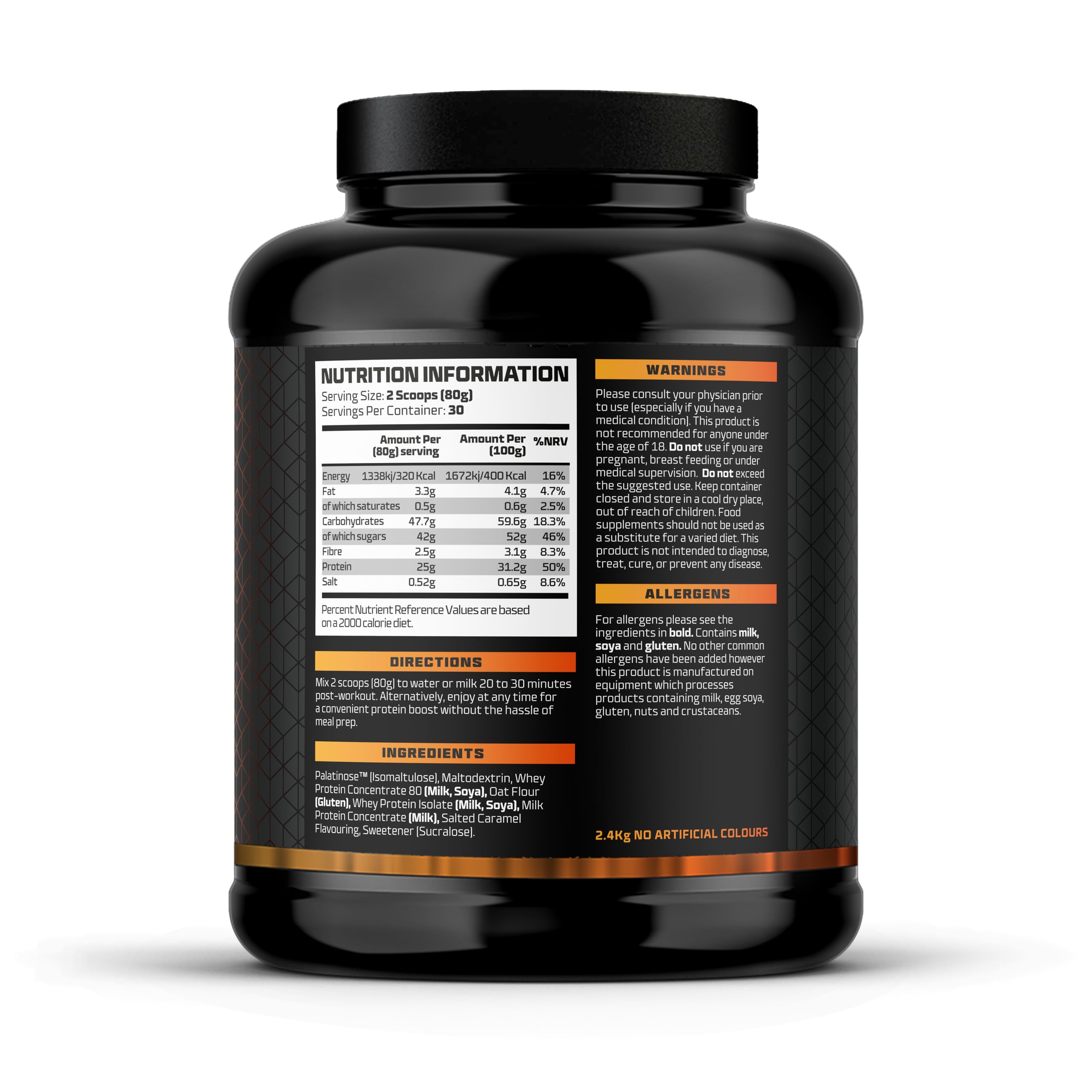 Beast Pharm Recover Post Workout Supplement 5.3lb (Salted Caramel Flavor) - Muscle Recovery & Protein Powder for Athletes & Bodybuilders After Training