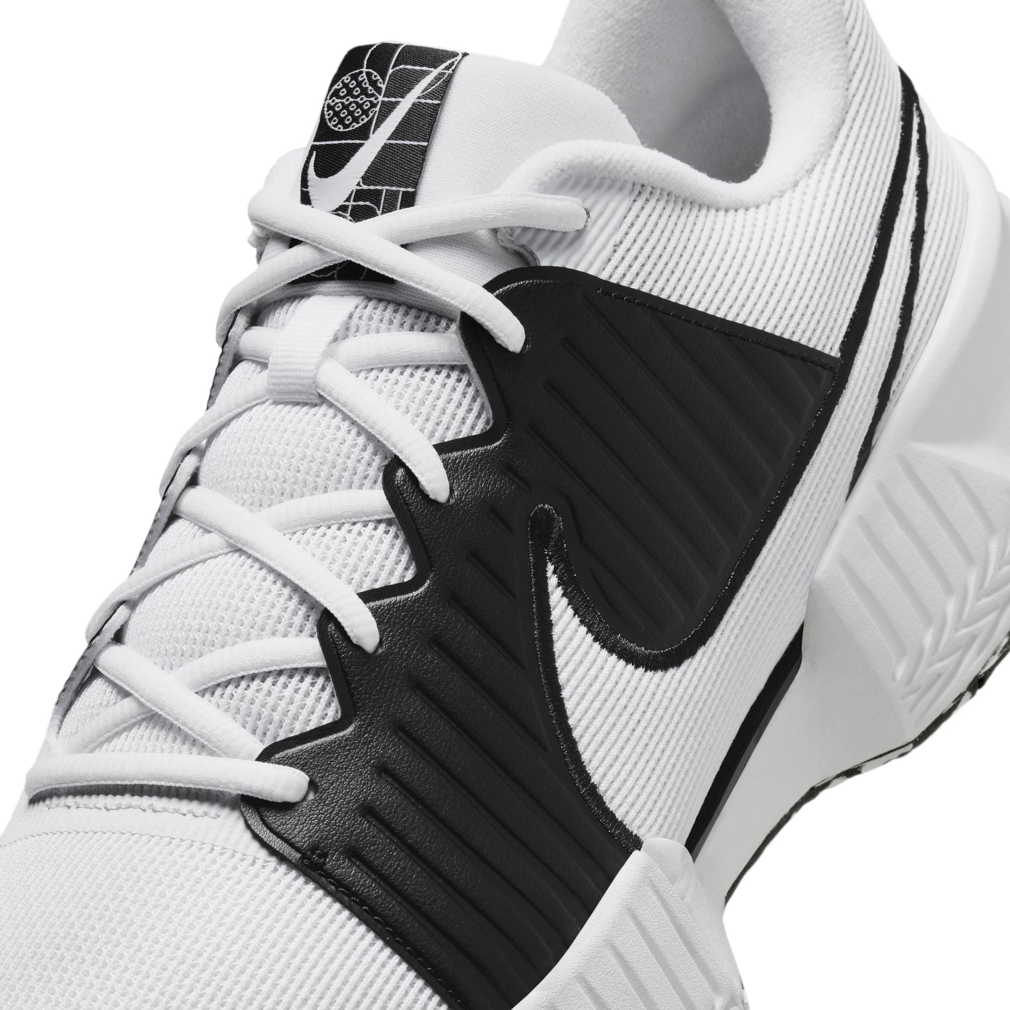Men's Nike Zoom Challenge Pickleball Shoes - White/Black - Lightweight & Durable for Competitive Play | Perfect for Indoor & Outdoor Pickleball Courts