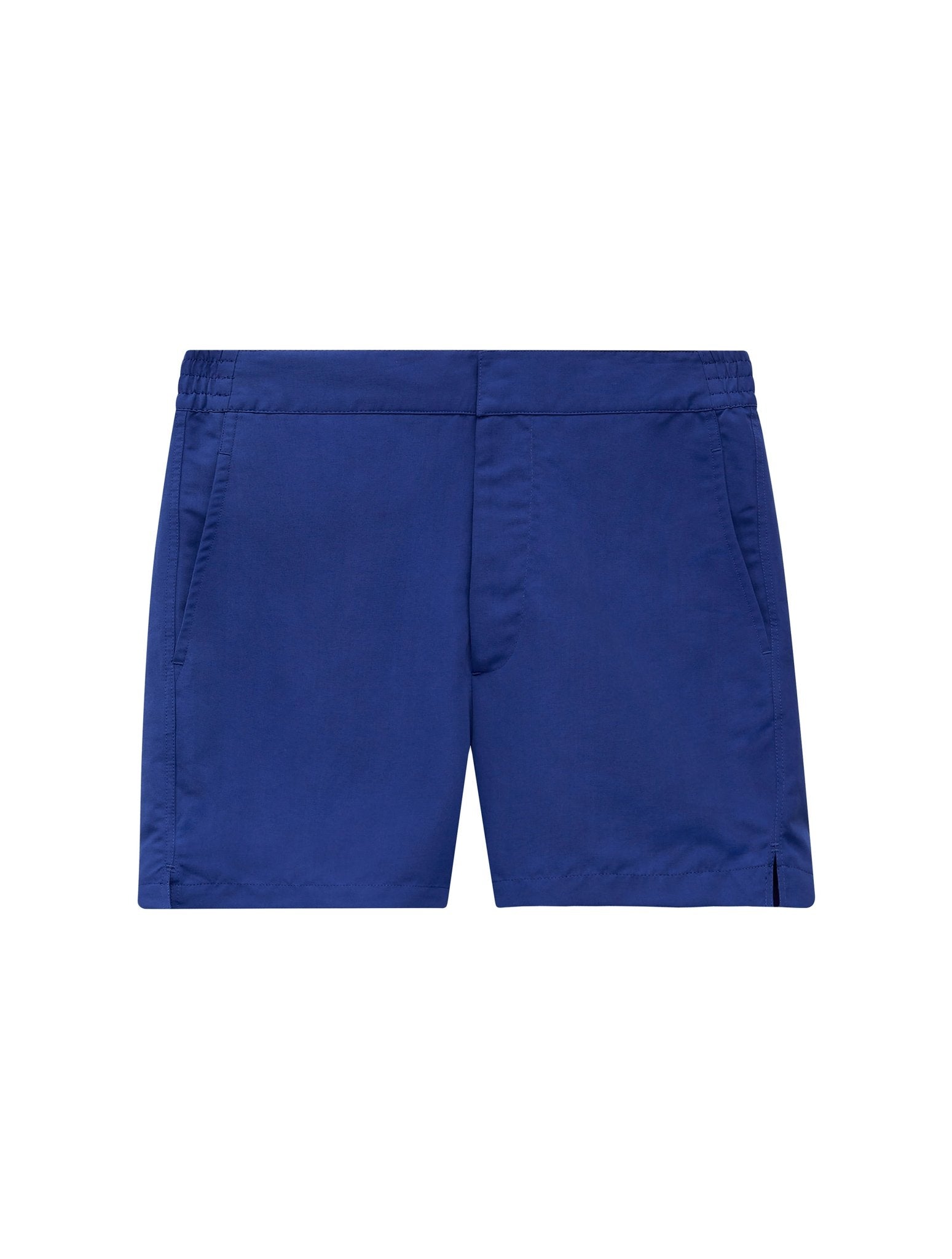 FRESCOBOL CARIOCA Classic Swim Shorts for Men - Navy Blue Quick-Dry Beach Shorts with Pockets | Perfect for Swimming, Surfing, and Summer Vacations