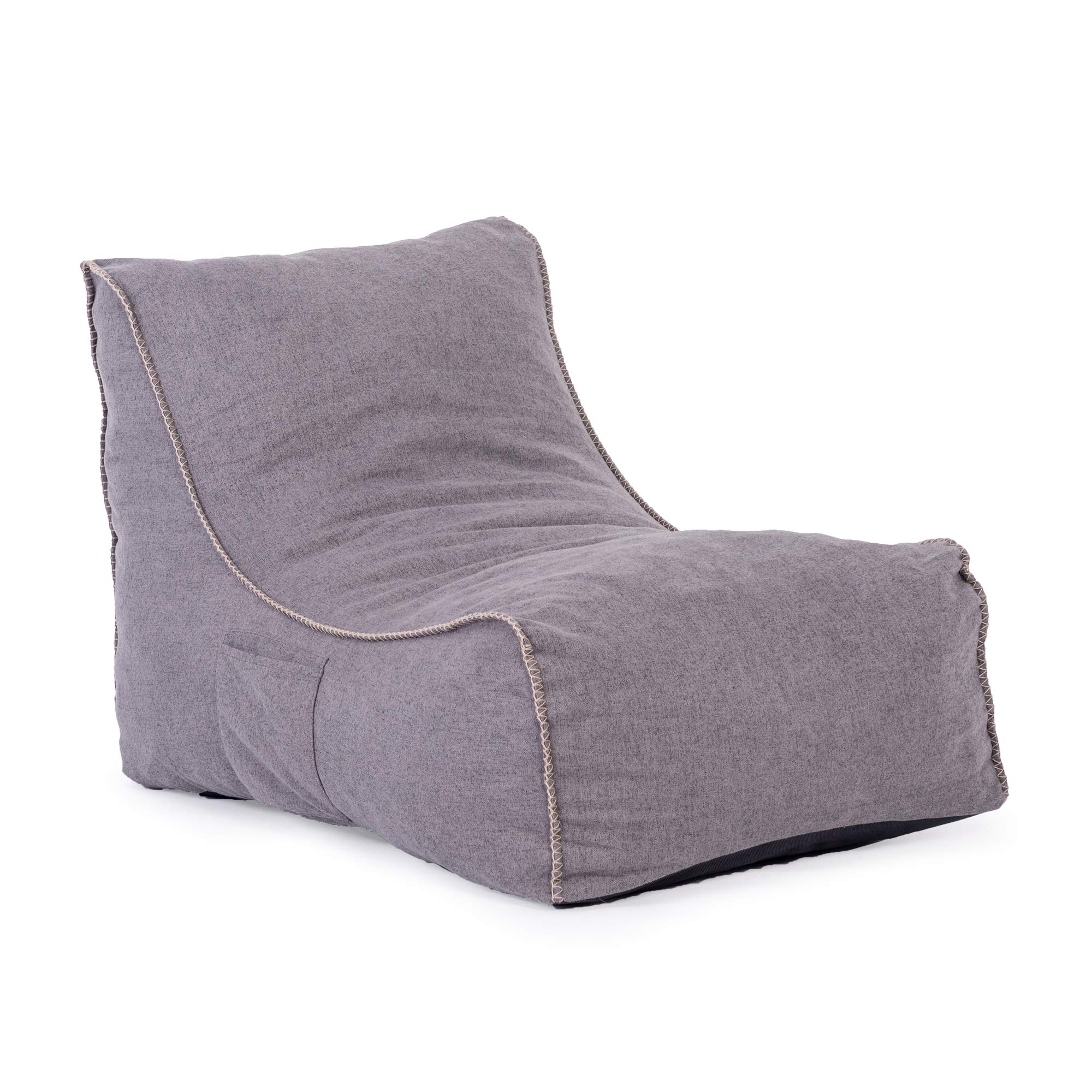 Sundale Floor Lazy Sofa Recliner - Premium Video Gaming Chair with Thick Padding for Meditation, Reading & TV Watching | Comfortable Lounge Chair for Living Room, Bedroom & Game Room (Gray)
