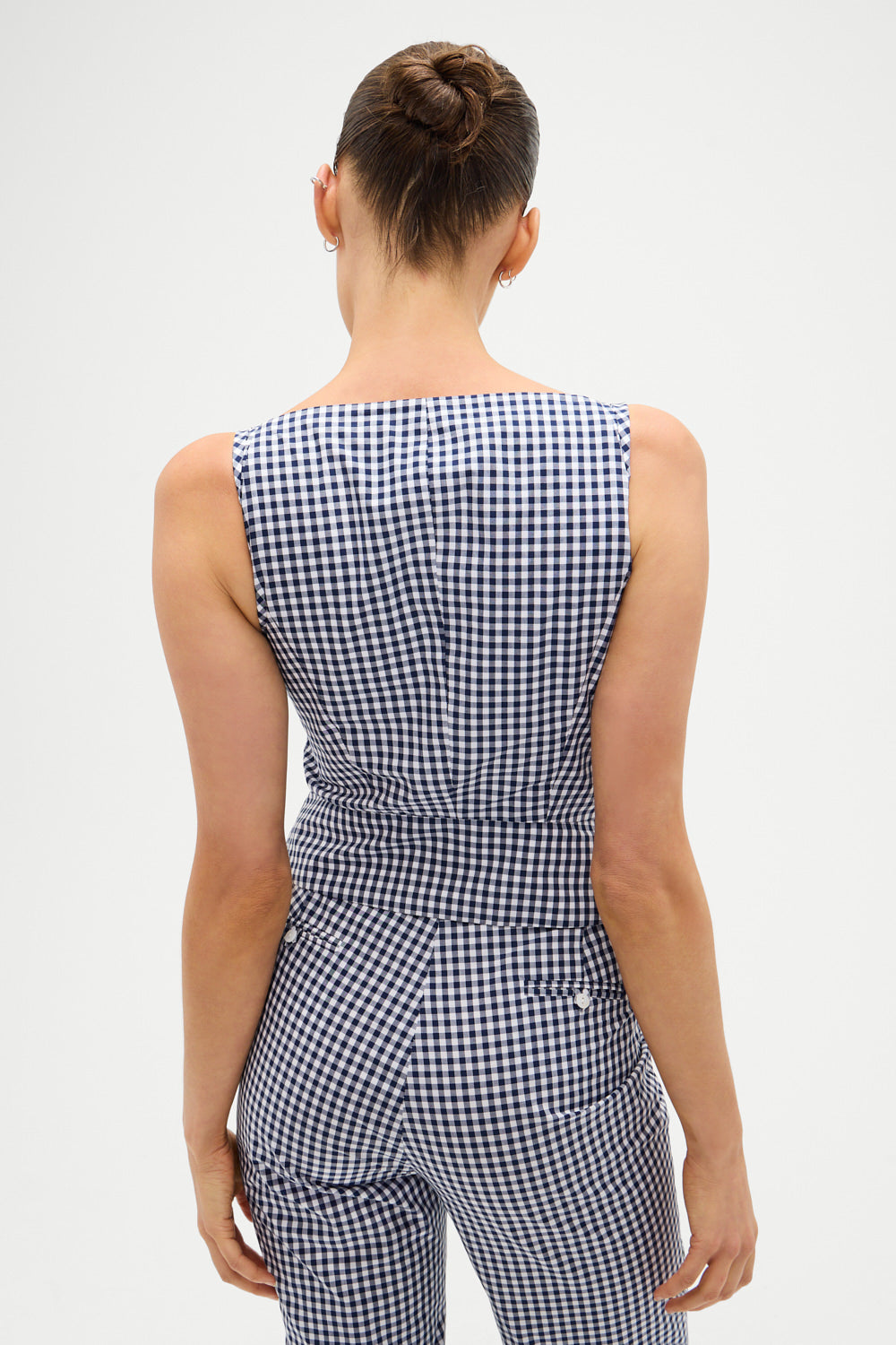 Stylish Parlour Gingham Blouse - Classic Seaside Gingham Top for Women | Perfect for Beach Vacations, Summer Outings & Casual Wear