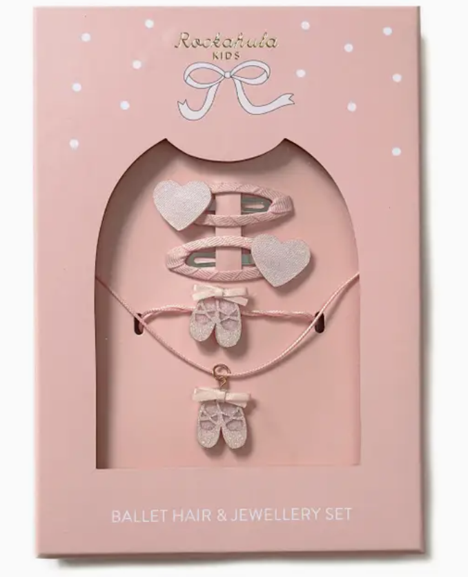 Elegant Ballet Hair and Jewelry Set for Dancers - Perfect for Ballet Performances, Recitals & Dance Classes