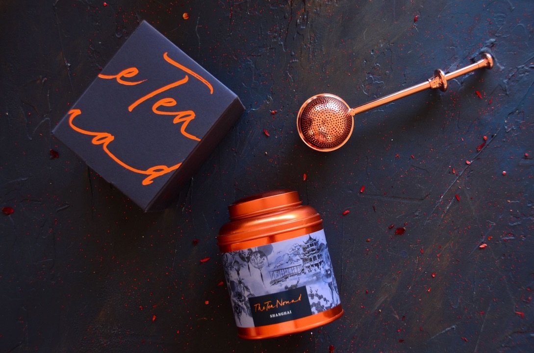 Premium Airtight Copper Canister for Kitchen Storage - Ideal for Tea, Coffee, Spices & Dry Food Preservation | Shanghai Style Elegant Design