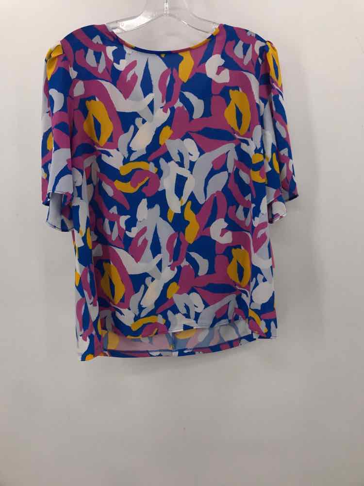 Pre-Owned Ann Taylor Blue Blouse Women's Size Large - Perfect for Office Wear & Casual Outfits