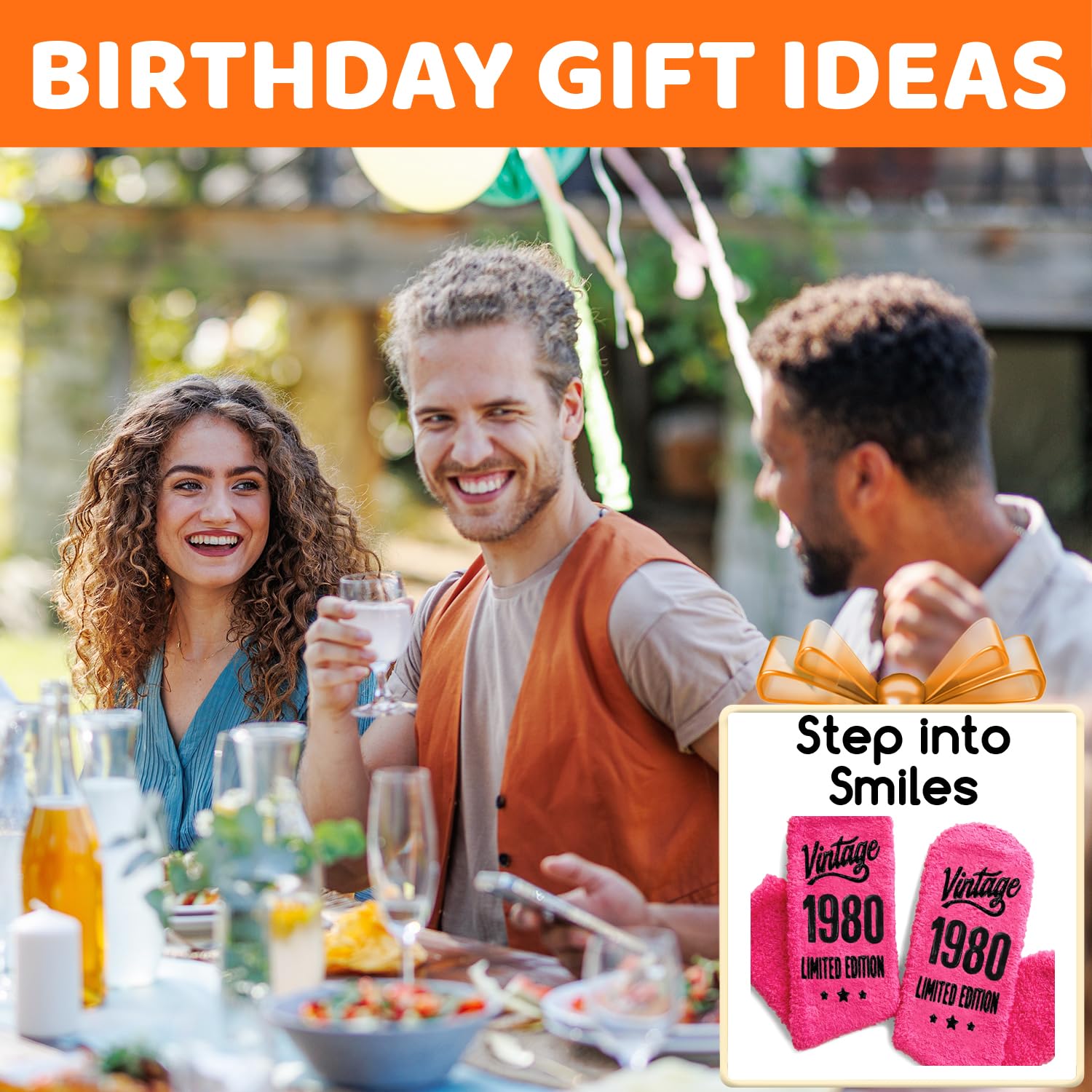 HappyPop Birthday Gifts for Women Age 41-50 - Funny Novelty Socks for Mom, Grandma, Wife - Perfect Birthday, Mother's Day & Retirement Gifts - Great for Parties, Surprise Presents & Everyday Wear