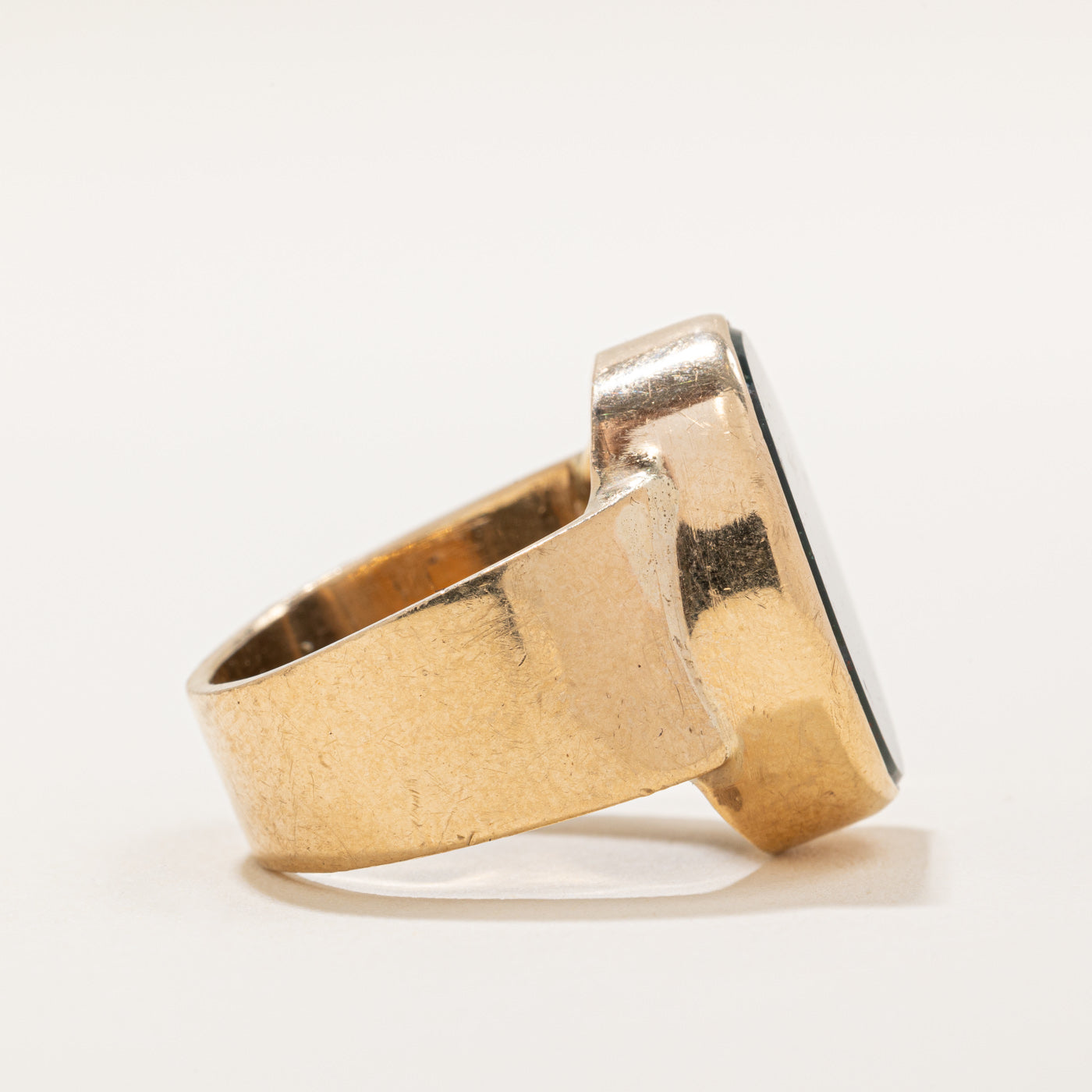 10.00ct Blood Stone Cocktail Ring - Size 8.5 | Elegant Statement Jewelry for Evening Parties, Weddings & Special Occasions