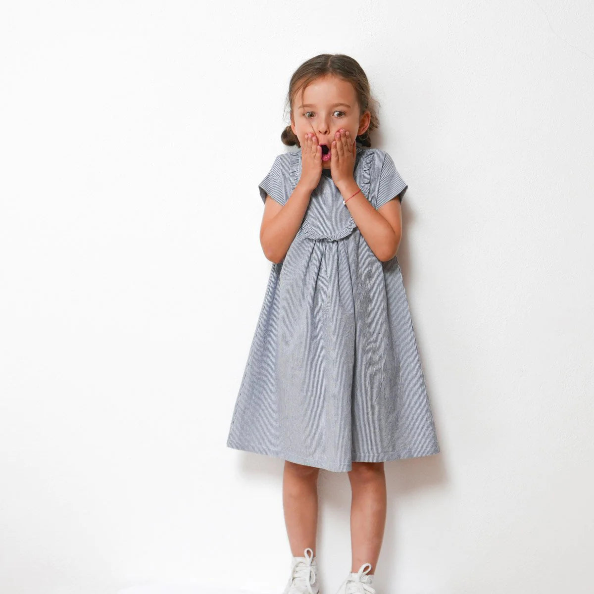 Ida Blouse and Dress Sewing Pattern for Girls Age 3-12 Years | DIY Kids Clothing | Perfect for Birthday Outfits, School Dresses & Special Occasions