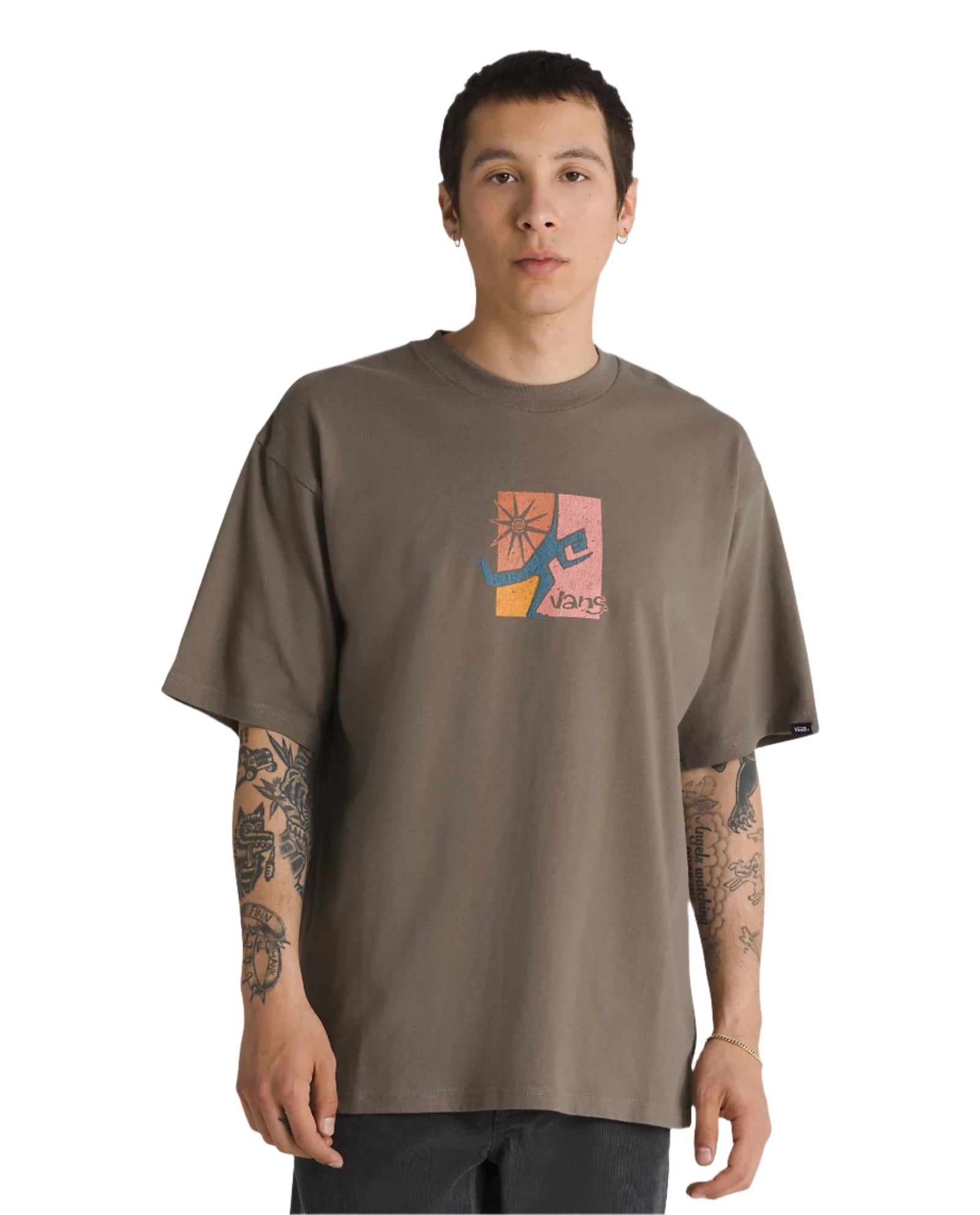 VANS Style Guy T-Shirt with Bungee Cord - Casual Streetwear for Men | Perfect for Skateboarding, Music Festivals & Urban Fashion