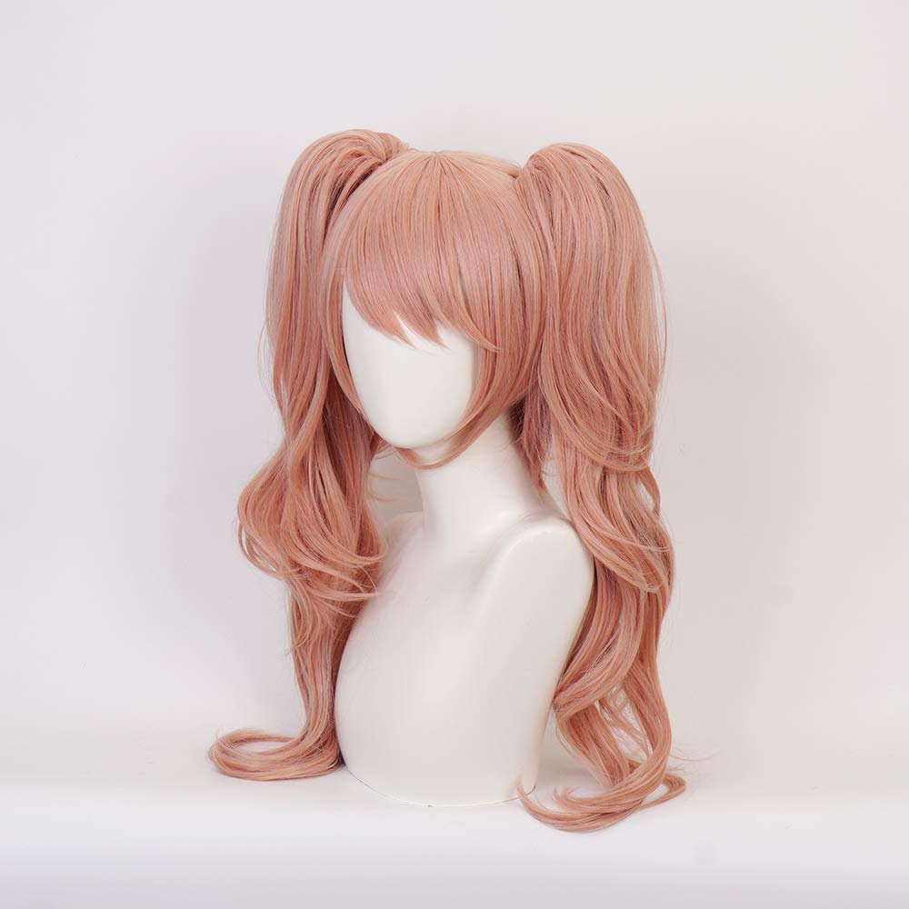 OSIAS Junko Enoshima Anime Cosplay Wig with Free Cap - Perfect for Danganronpa Costume, Conventions & Cosplay Events