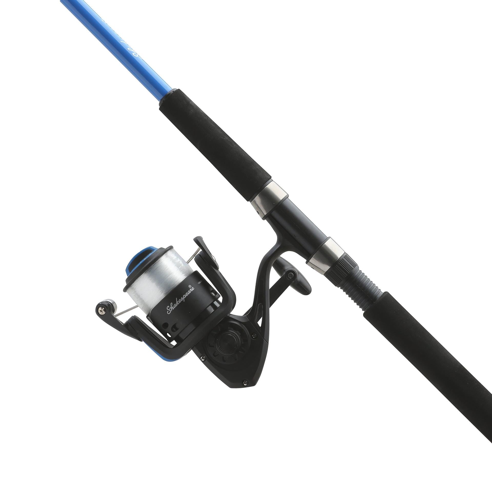 Tiger® Spinning Fishing Rod and Reel Combo - Lightweight Graphite Freshwater/Saltwater Fishing Gear for Bass, Trout, Salmon - Perfect for Shore Fishing, Boat Angling & Outdoor Adventures