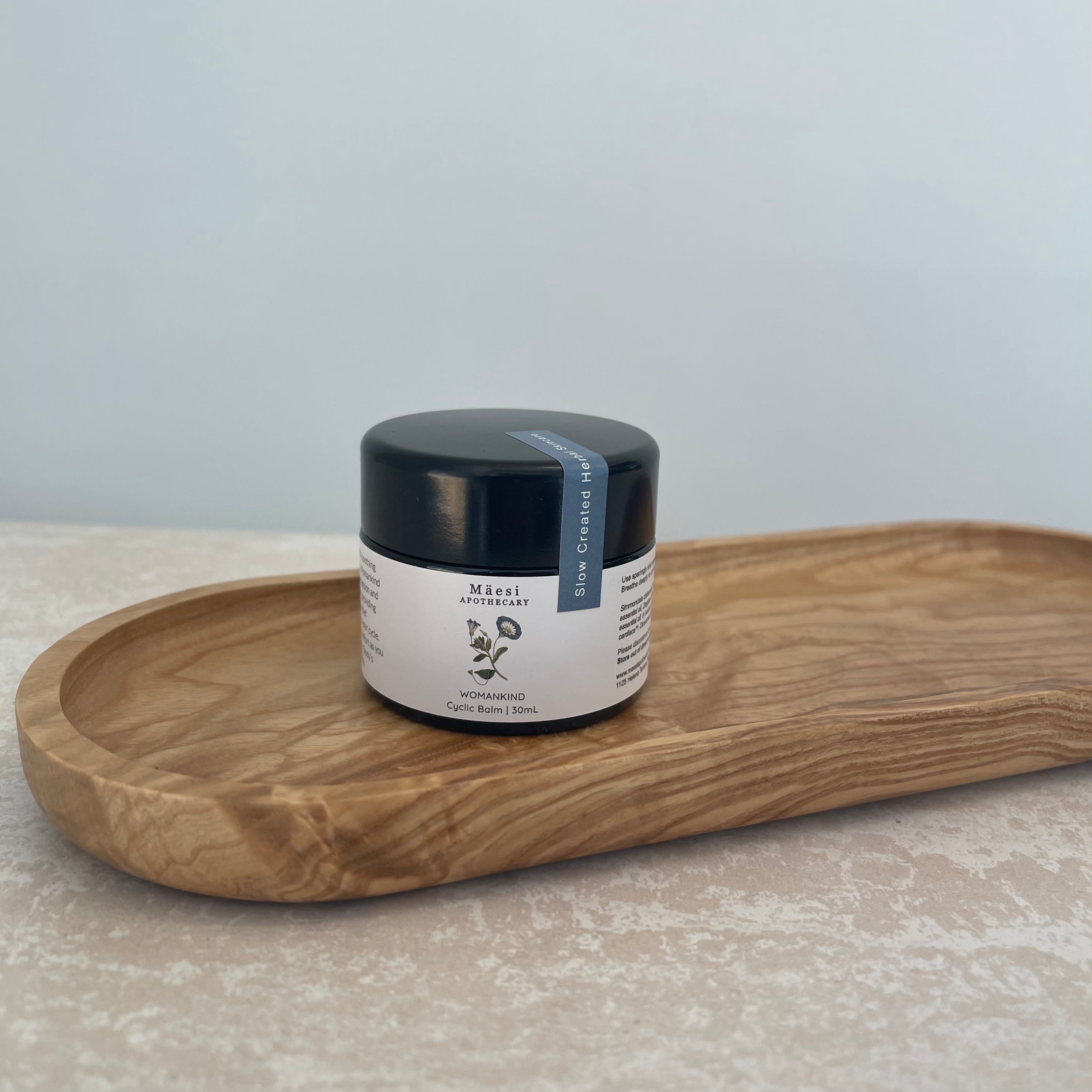Womankind Cyclic Balm - Organic Hormone Balance Cream for Women | PMS Relief, Menstrual Comfort & Self-Care Essential