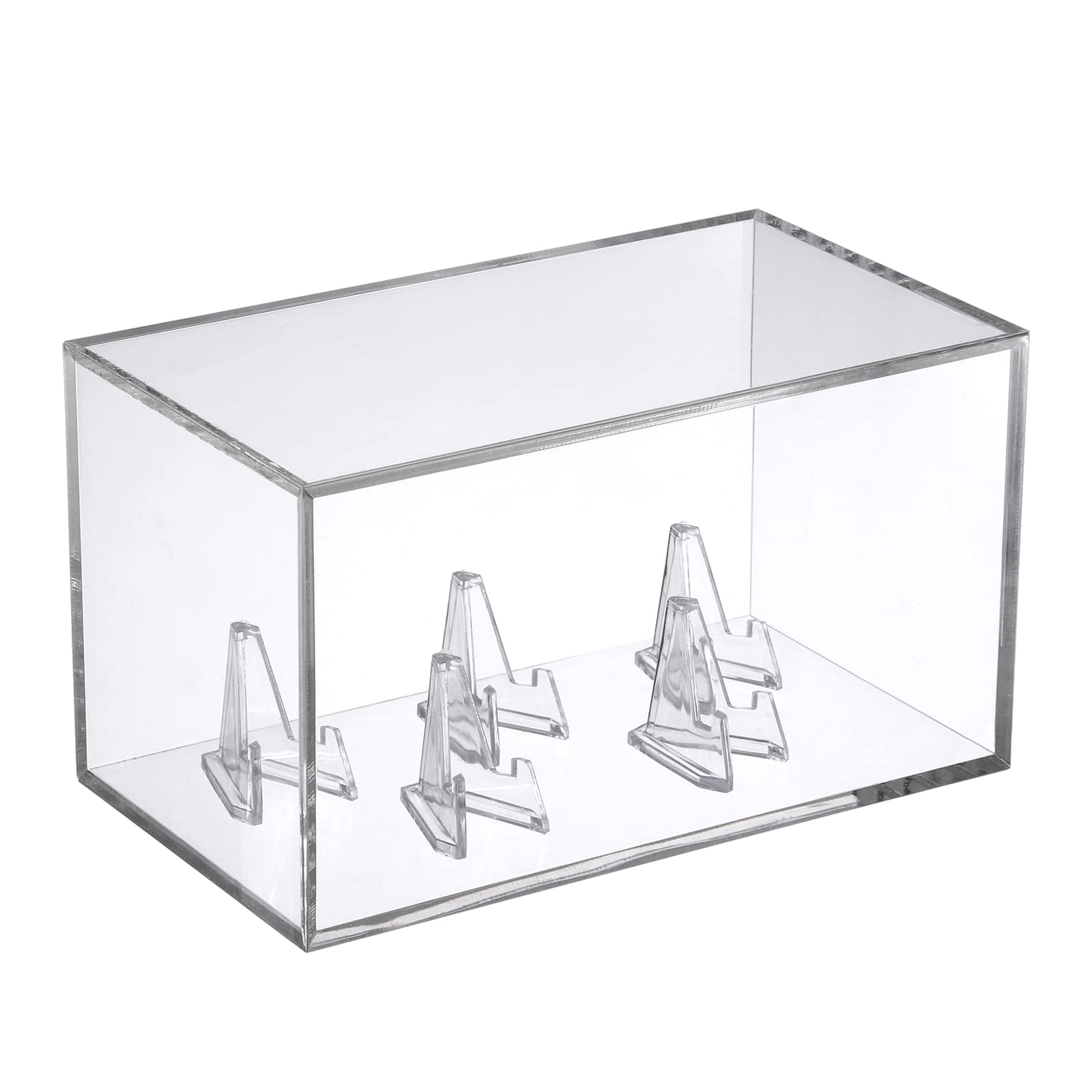 Kcgani 5 Ring Championship Display Case - Clear Acrylic Tournament Ring Holder Box with Stand for Baseball, Football, Softball & Cheerleading Rings - Removable Door - Perfect for Trophy Rooms, Awards Ceremonies & Sports Memorabilia Displays