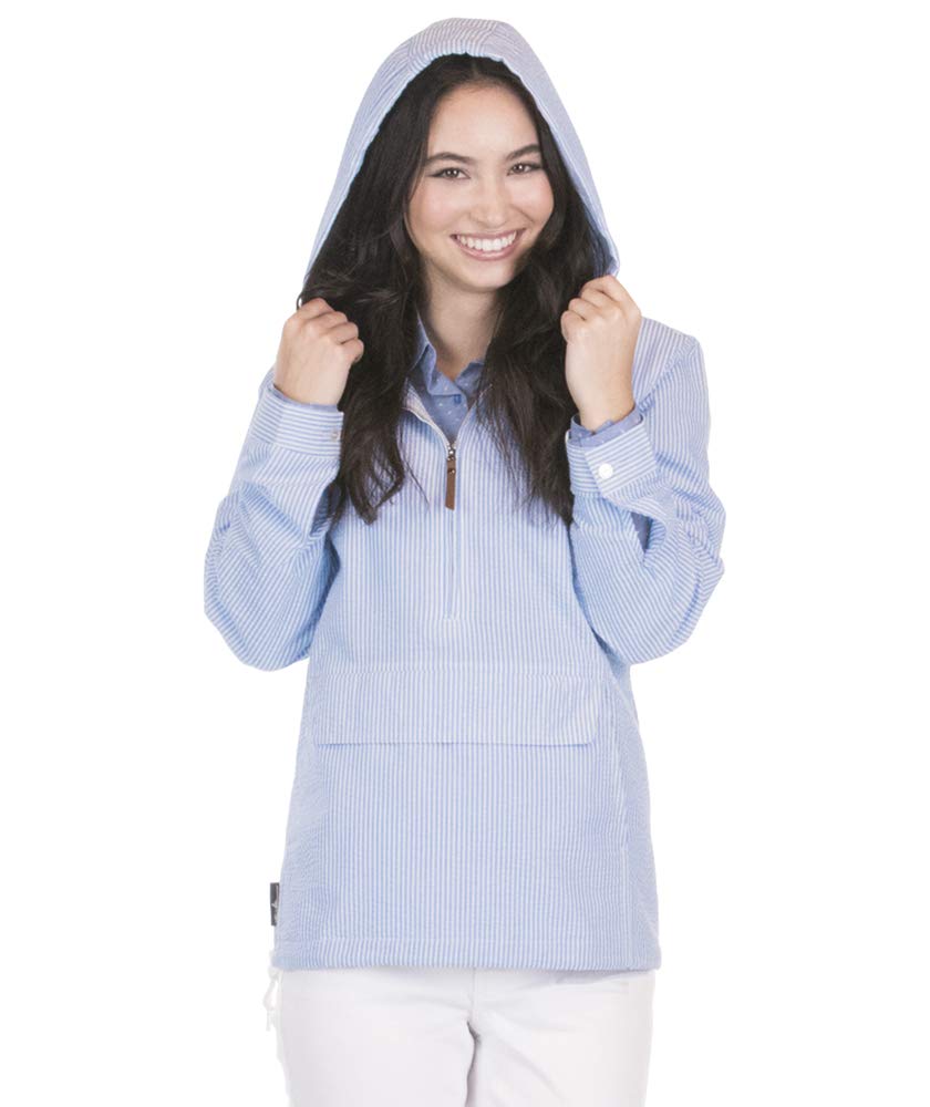 Charles River Apparel Women's Bar Harbor Fleece Pullover Sweatshirt - Soft & Warm Winter Hoodie for Outdoor Activities, Hiking & Casual Wear
