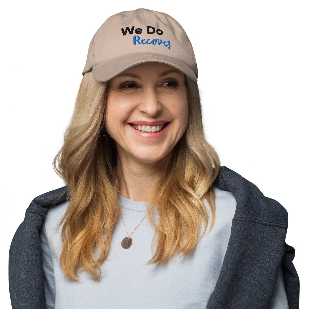 We Do Recover Dad Hat - Lightweight Cotton Sobriety Hat for Men & Women - Celebrate Recovery & Support Community - Perfect for AA Meetings, Sober Events & Everyday Wear