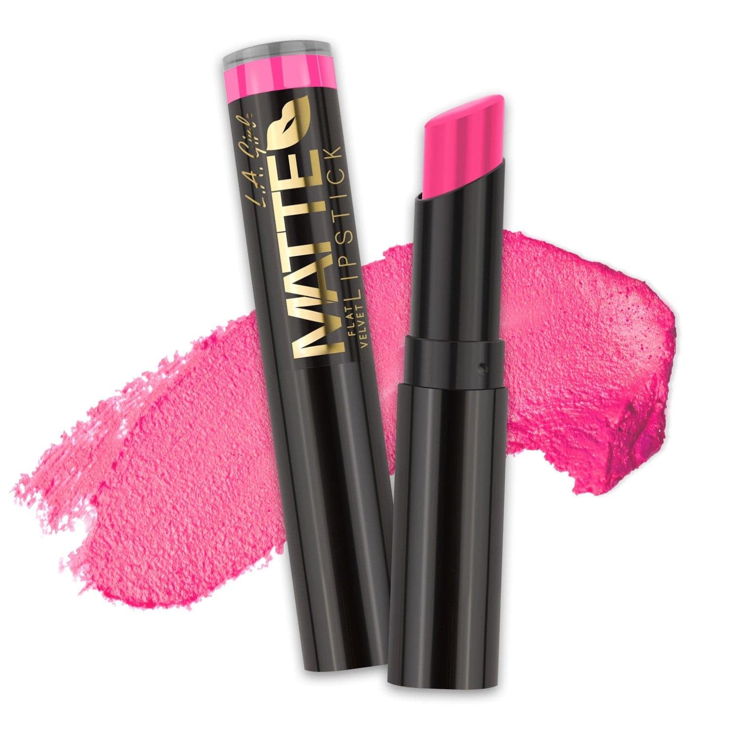 L.A. GIRL Matte Flat Velvet Lipstick - Arm Candy | Long-Lasting Velvet Finish Lip Color for Everyday Wear & Special Occasions