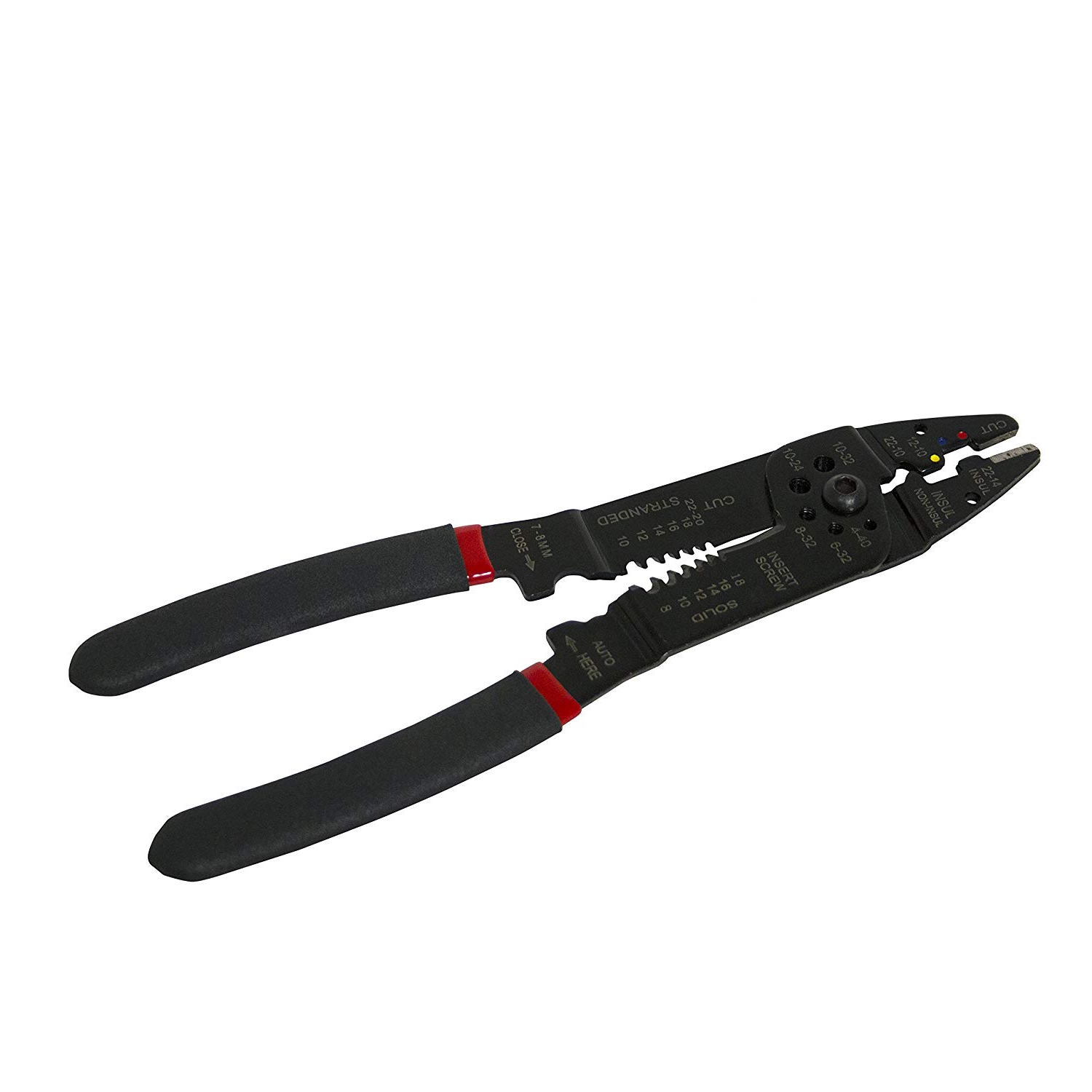 Lisle 68450 Professional Wire Crimper, Cutter, and Stripper Tool - Perfect for Automotive, Electrical, and DIY Projects