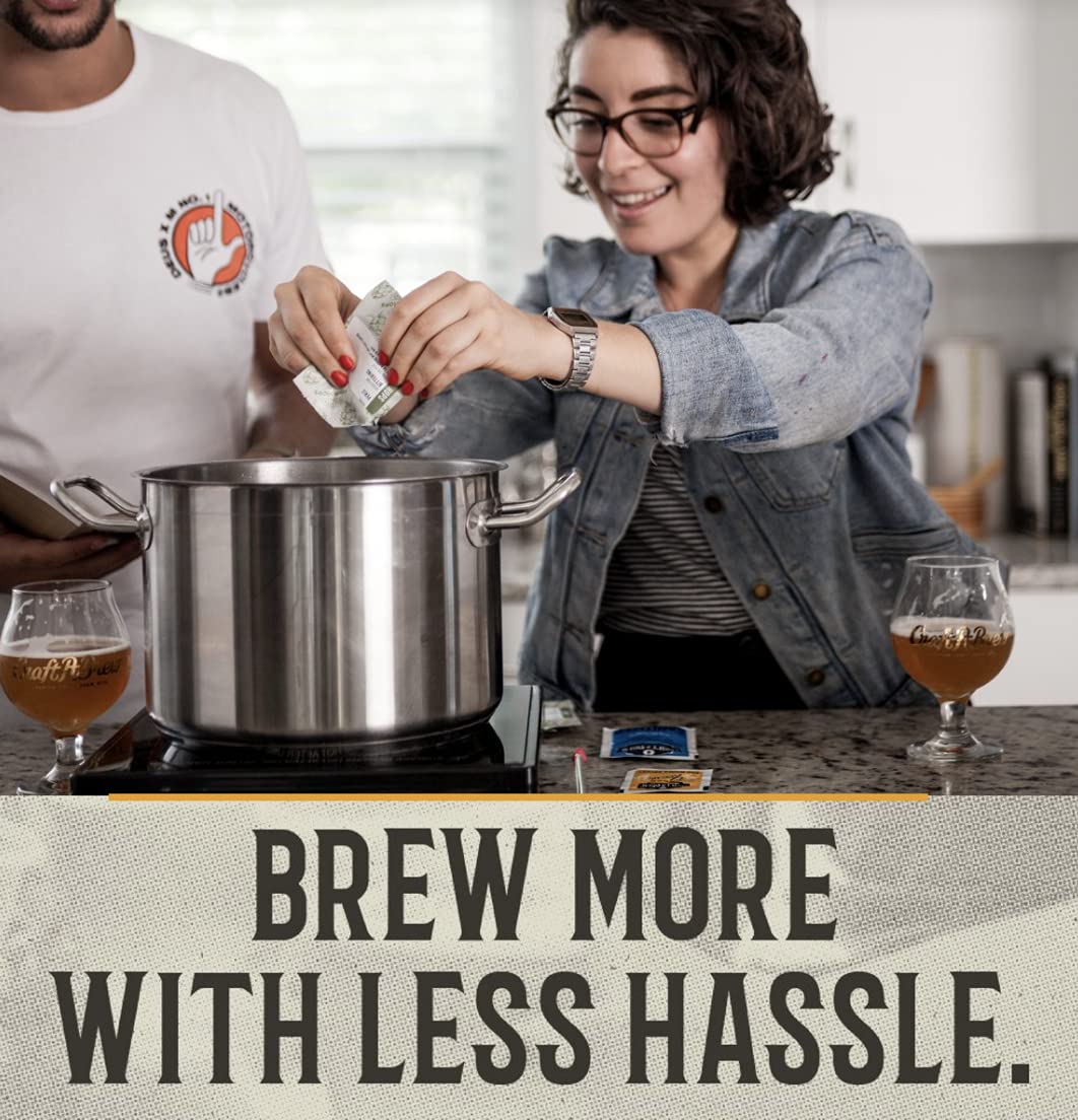 Craft A Brew Orange Golden Ale Recipe Kit - 1 Gallon Home Brewing Beer Supplies with Premium Ingredients - Perfect for Beginners & Homebrewers (Ideal for Parties, Gifts & DIY Beer Making)