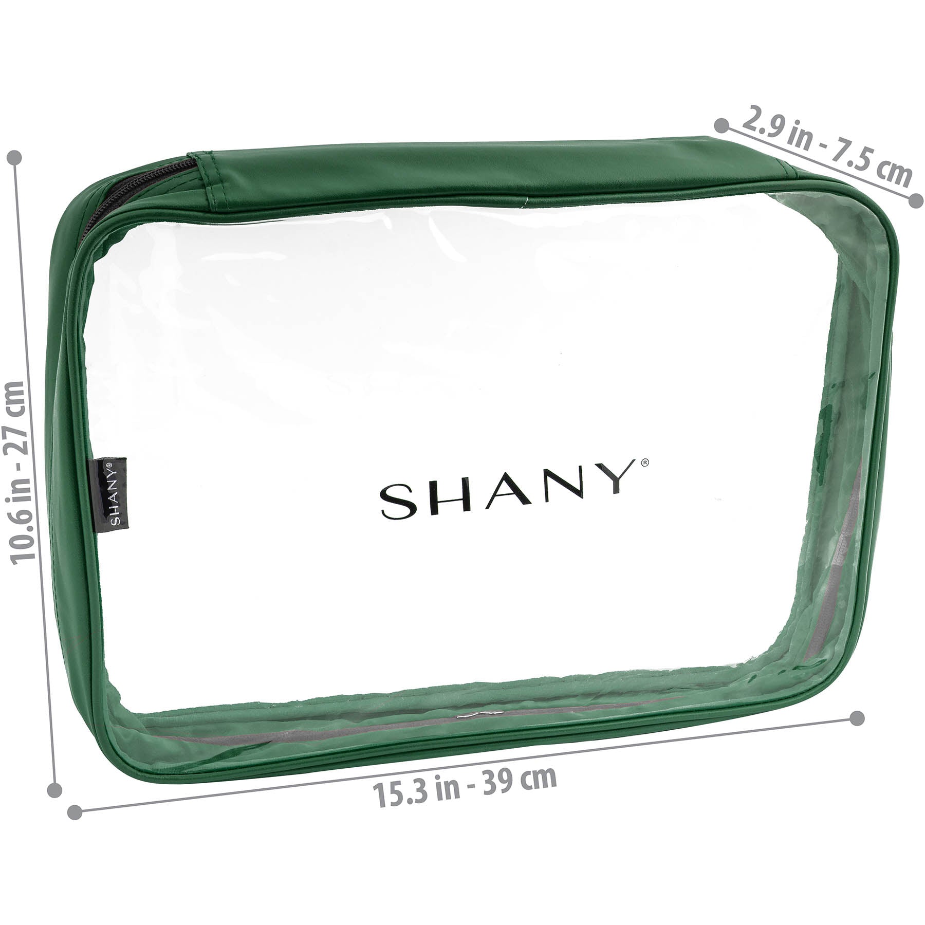 Clear PVC X-Large Cosmetic Organizer Bag - Waterproof Travel Makeup Storage Case for Women, Perfect for Travel, Home, and Salon Use
